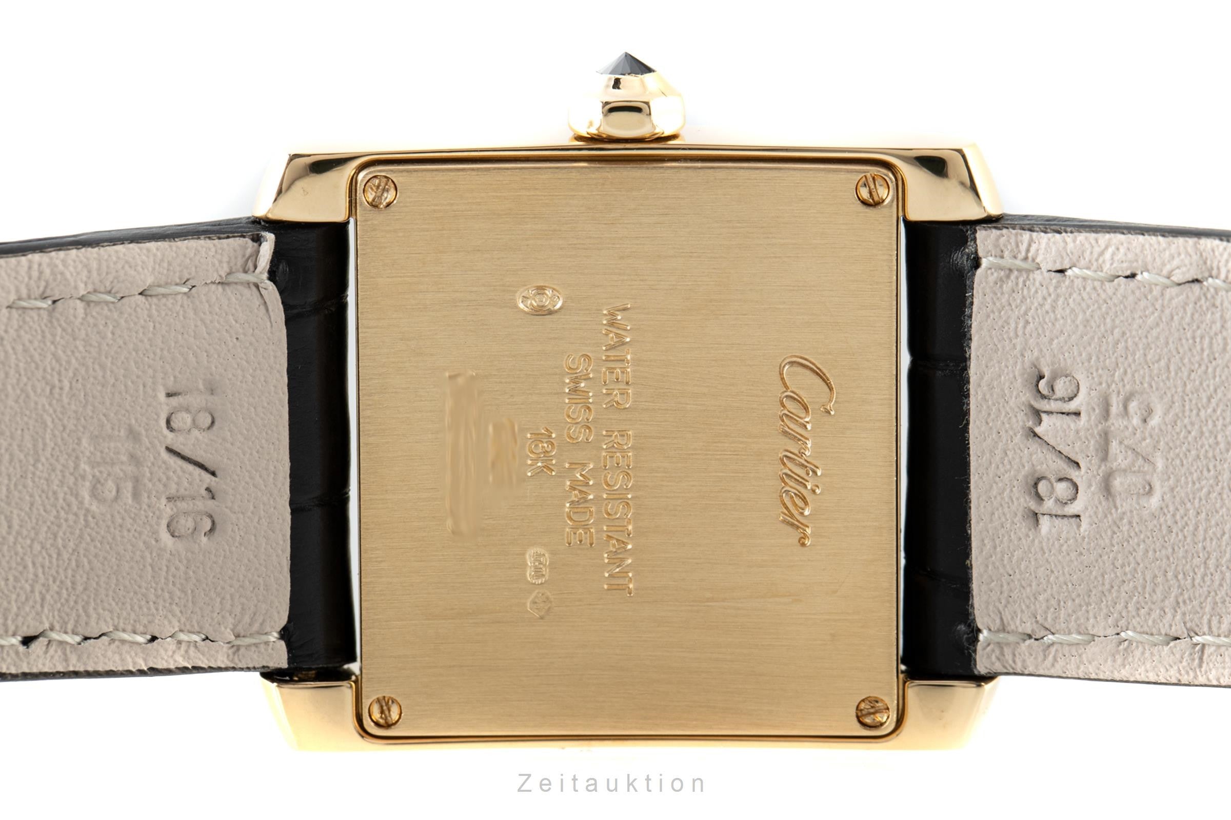 Cartier Tank Francaise oro de 18 quilates cuarzo reloj para damas  1821 LP: 9250EUR  [2200548]