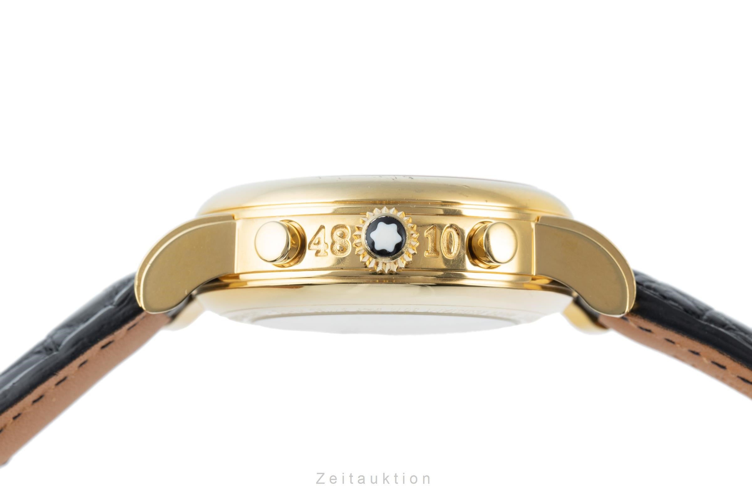 Montblanc Meisterstück chronographe acier / doré automatique montre pour hommes 7001 LP: 3890EUR  [2200551]