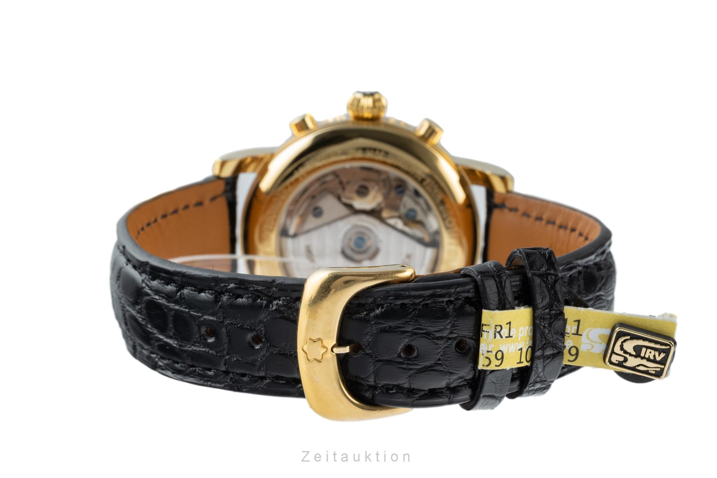 Montblanc Meisterstück chronographe acier / doré automatique montre pour hommes 7001 LP: 3890EUR  [2200551]