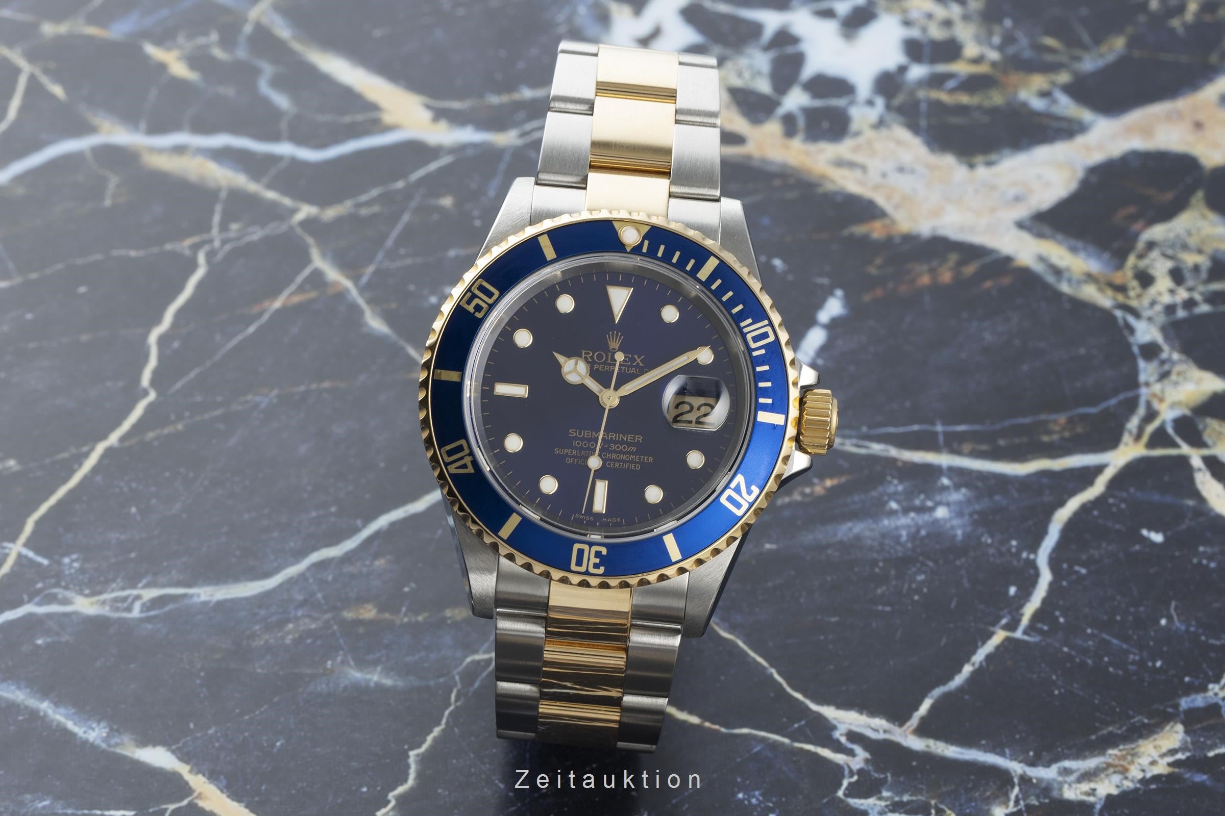 Rolex Submariner steel / gold automatic men's watch 16613T  [2200568]