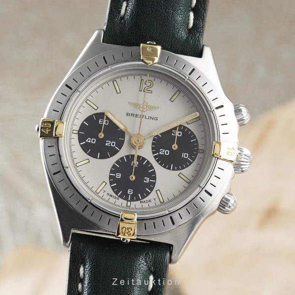 Breitling Callisto Chronograph Stahl / Gold Handaufzug Herrenuhr Ref. 80520N  [2200595]