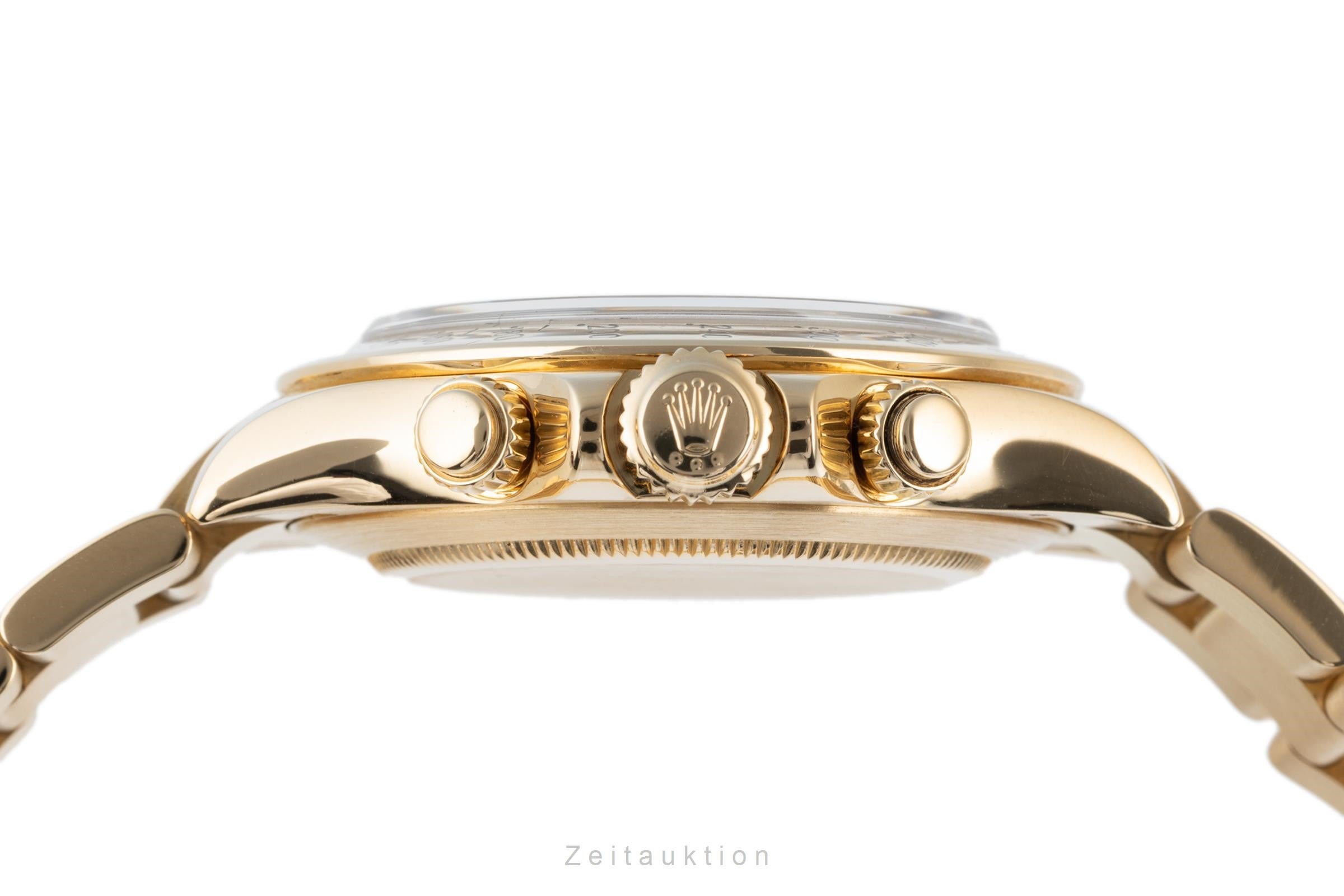 Rolex Daytona 18K Gold Chronograph Herrenuhr Oyster Perpetual Ref 116528 P-Serie [2200605]