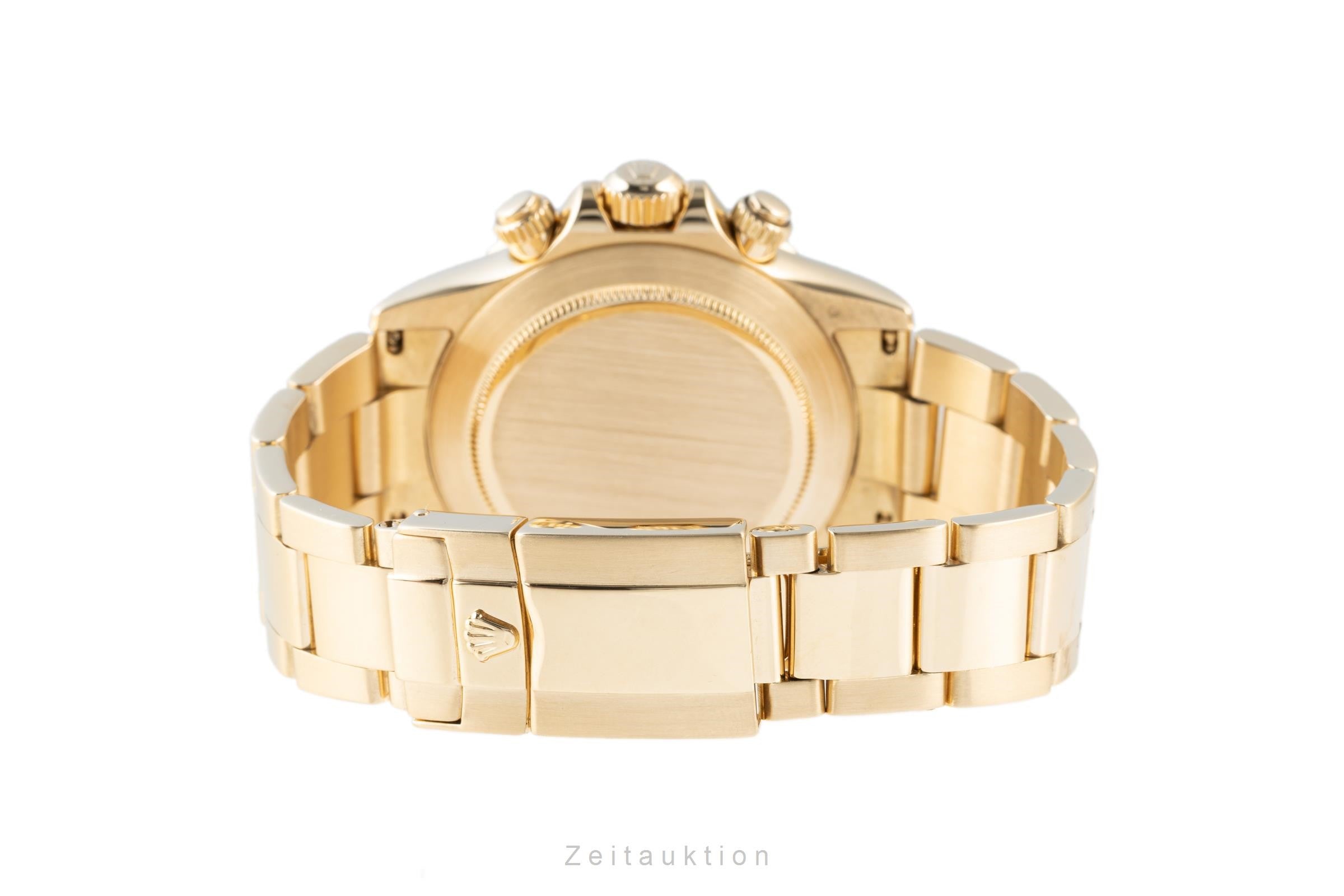 Rolex Daytona 18K Gold Chronograph Herrenuhr Oyster Perpetual Ref 116528 P-Serie [2200605]