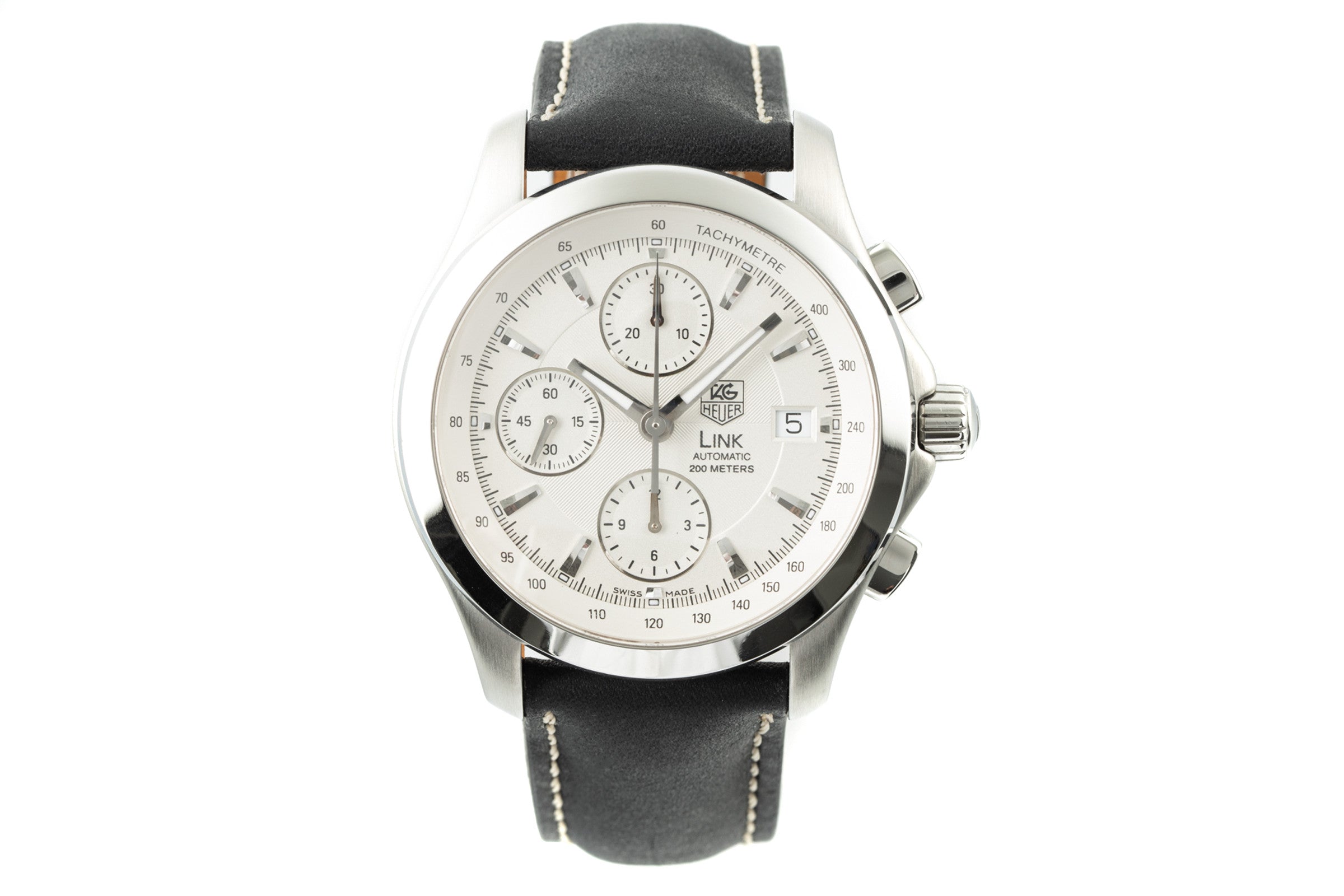 Tag Heuer Link chronograph steel automatic men's watch CJF2111 LP: 4250EUR  [2200613]