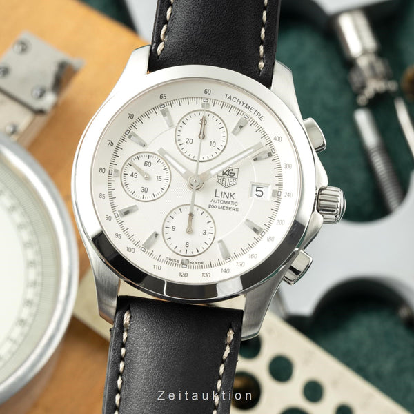 Tag Heuer Link chronograph steel automatic men's watch CJF2111 LP: 4250EUR  [2200613]