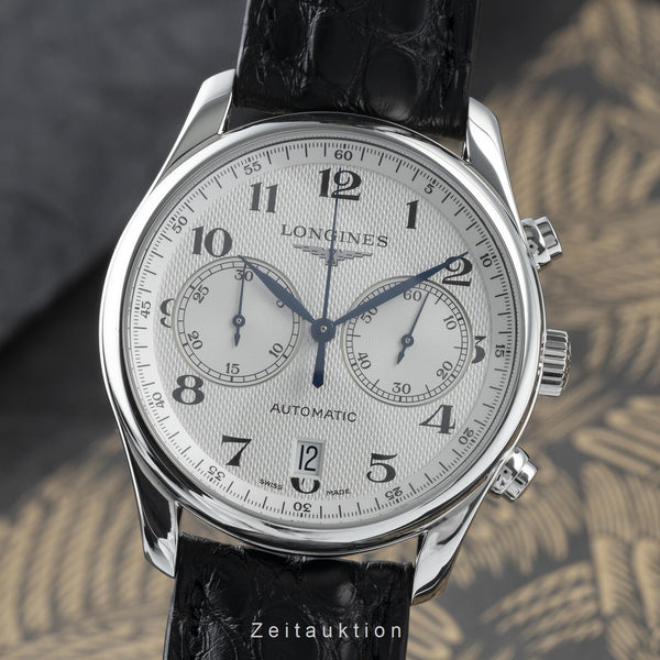 Longines Master Collection chronograph steel automatic men's watch L2.629.4 LP: 2690EUR  [2200619]