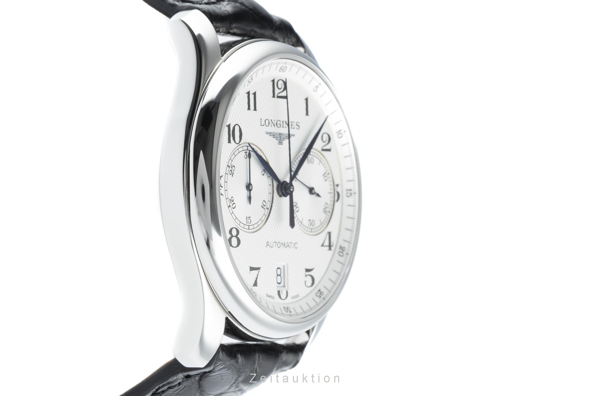 Longines Master Collection chronograph steel automatic men's watch L2.629.4 LP: 2690EUR  [2200619]