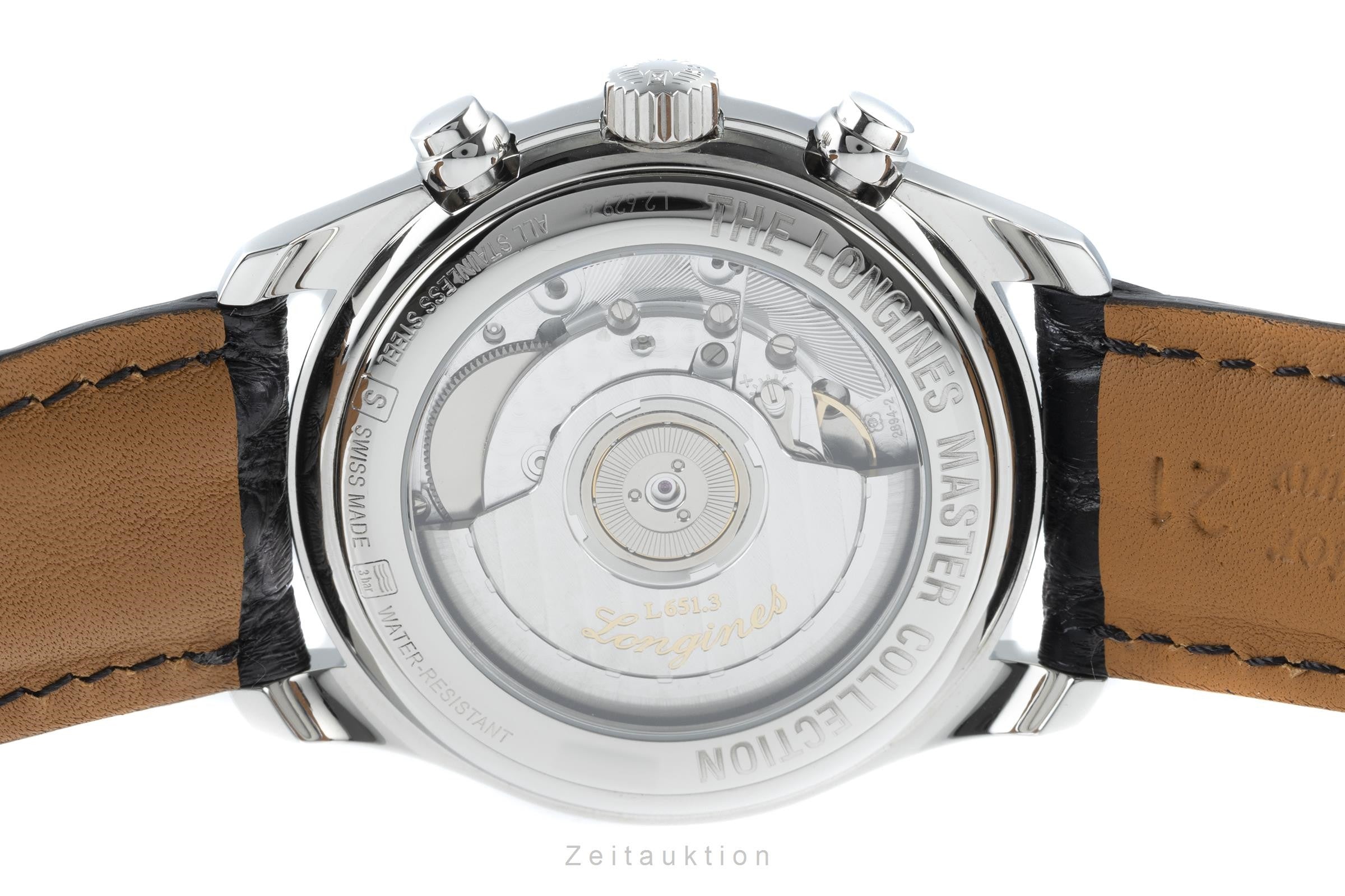 Longines Master Collection chronograph steel automatic men's watch L2.629.4 LP: 2690EUR  [2200619]