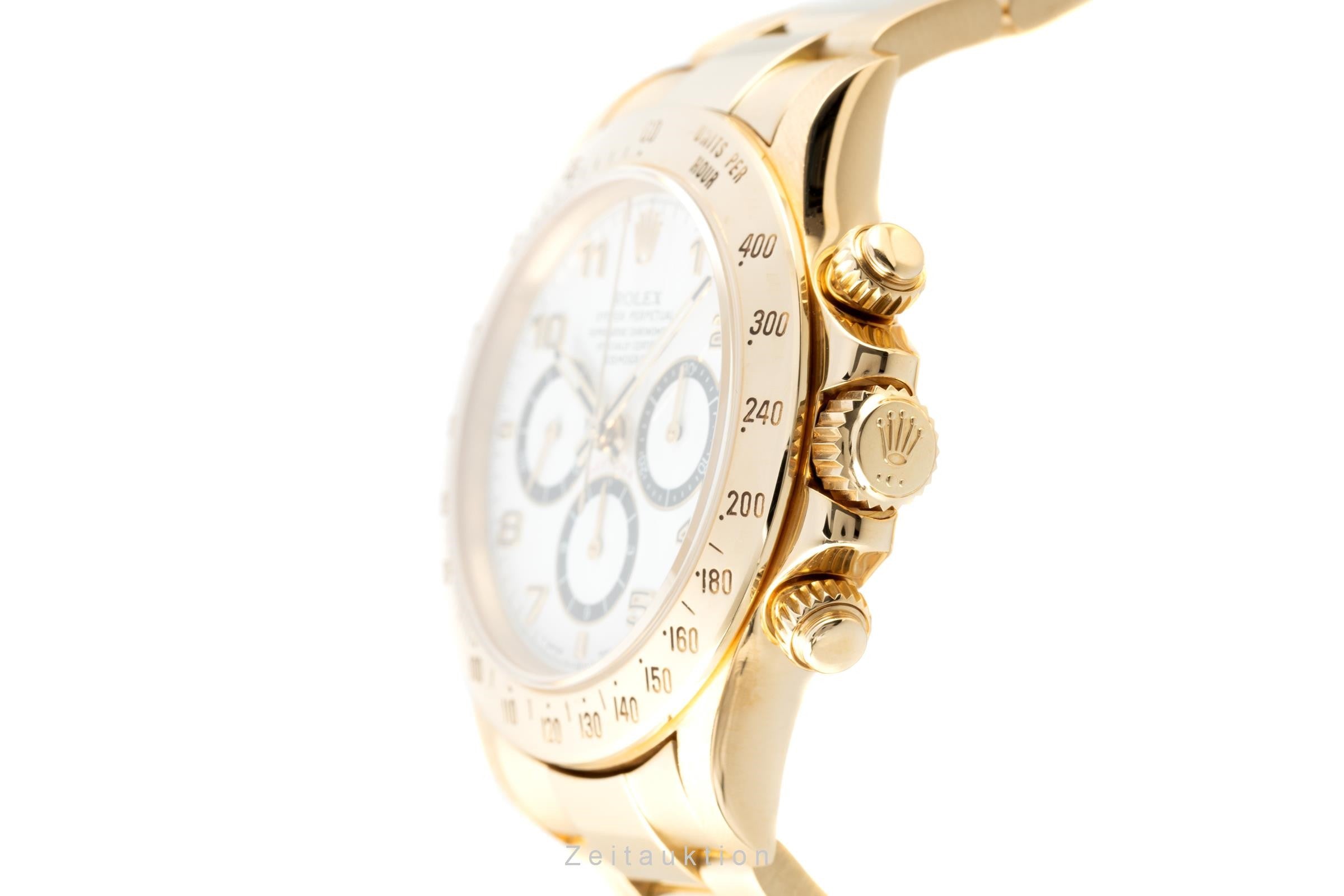 Rolex Daytona chronographe or 18 ct automatique montre pour hommes 16528  [2200622]