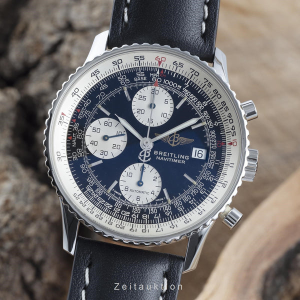 Breitling Navitimer chronographe acier automatique montre pour hommes 81610 LP: 8300EUR  [2200680]