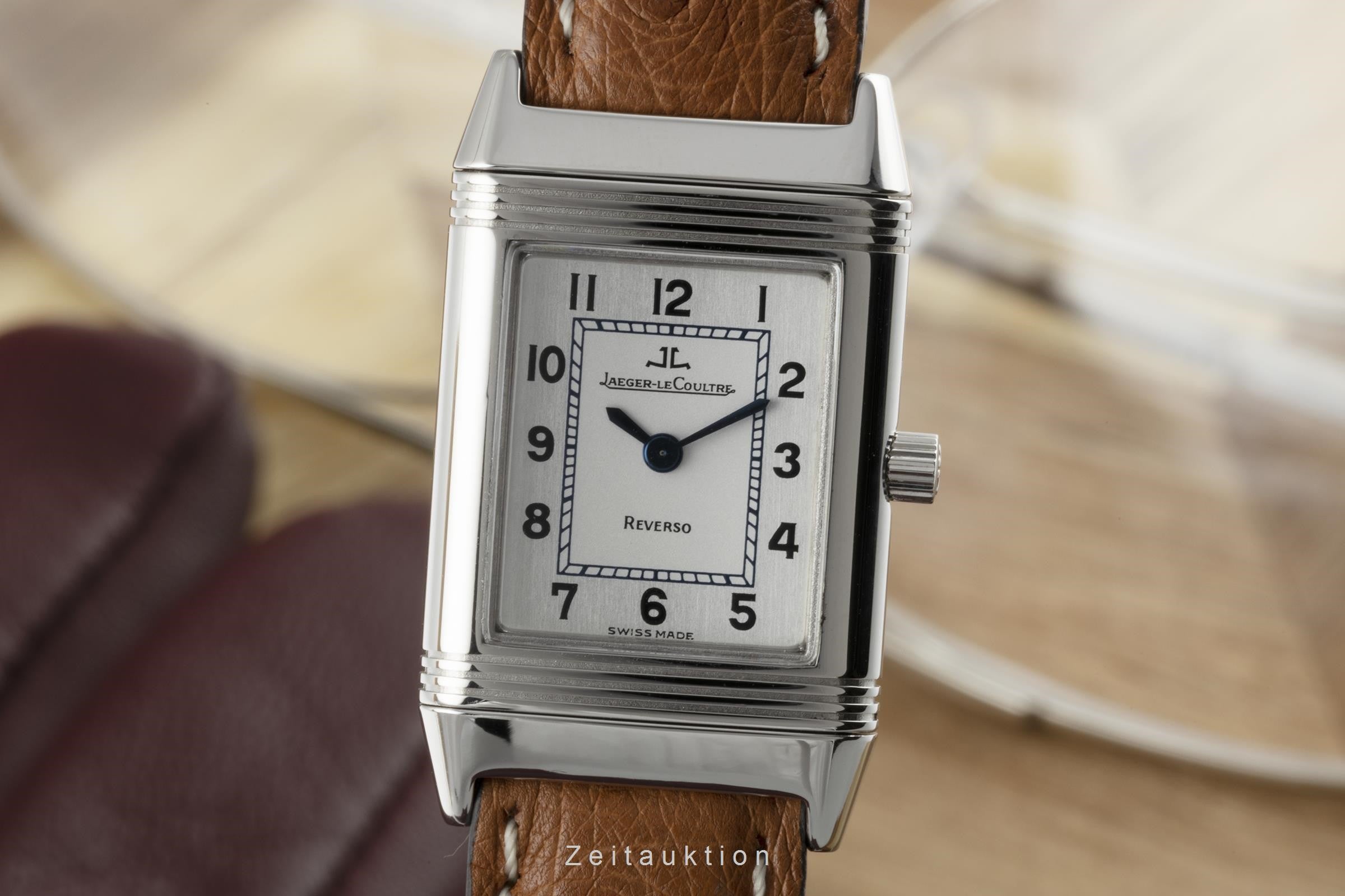 洋楽 prestige Jaeger LeCoultre Reverso steel quartz Kal. 608 Ref. 260.8.08 | 2200722