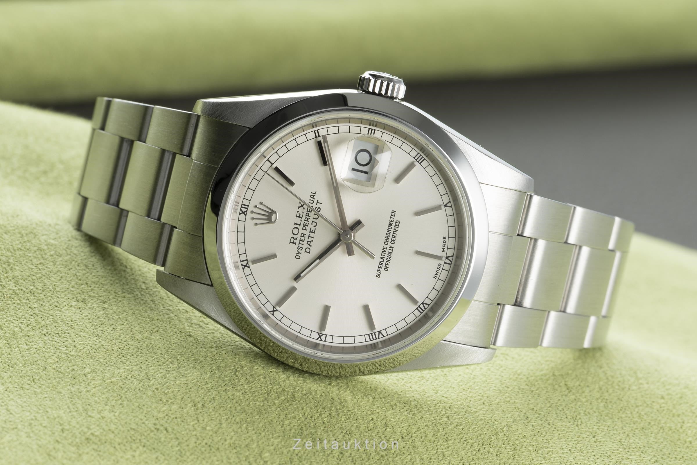 Rolex Datejust 36 Automatik Edelstahl Herrenuhr Oyster Perpetual Ref. 16200  [2200724]