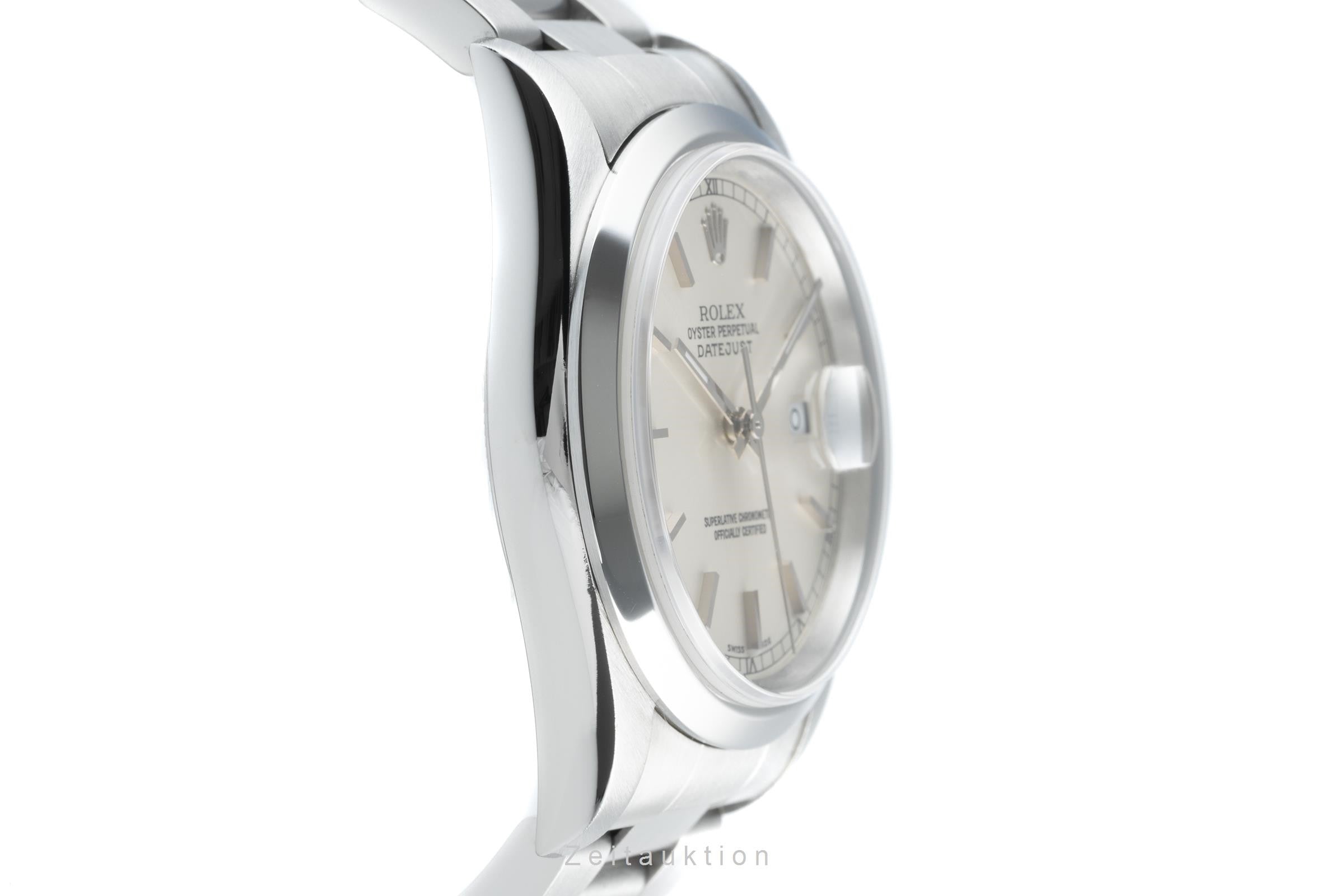 Rolex Datejust 36 Automatik Edelstahl Herrenuhr Oyster Perpetual Ref. 16200  [2200724]