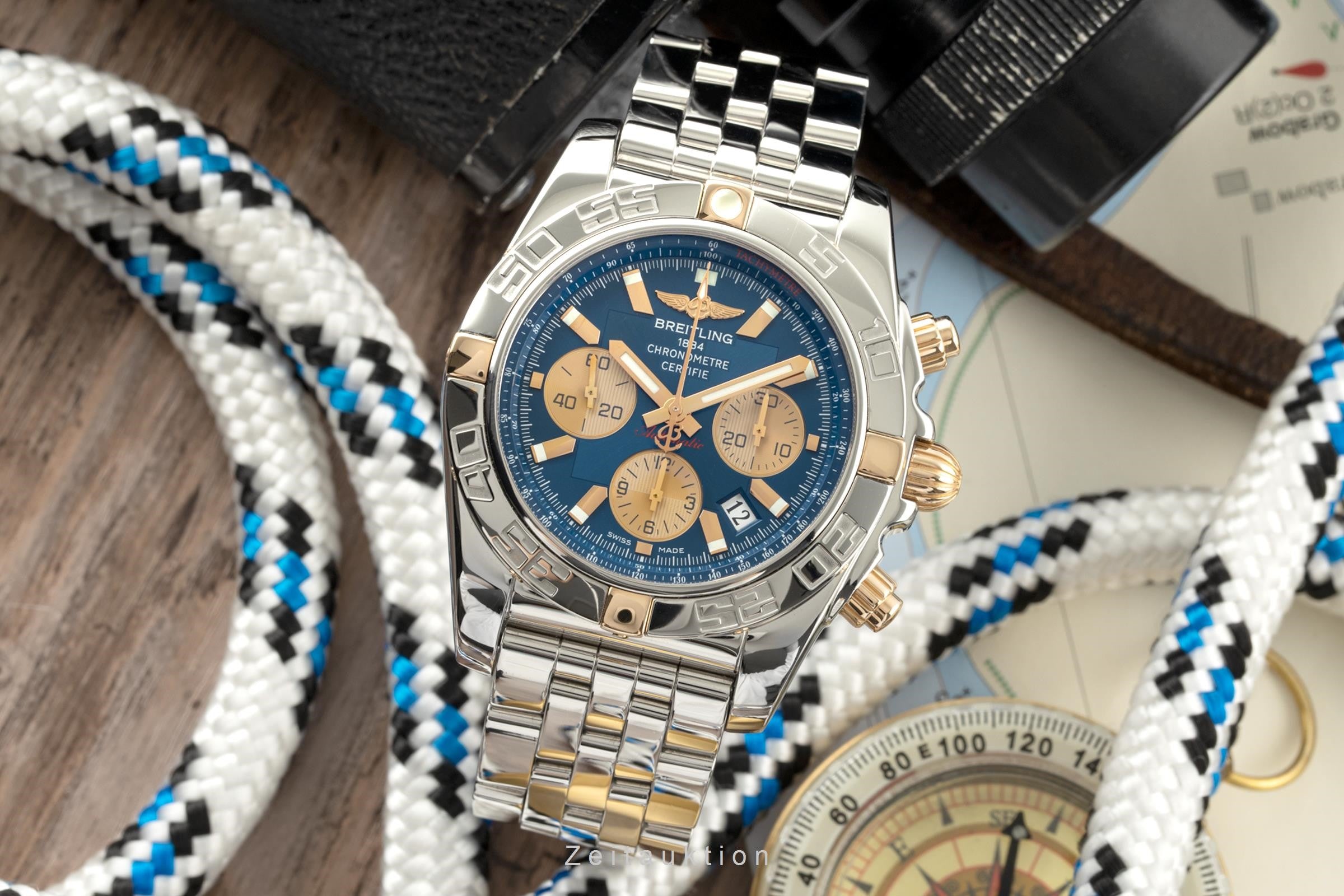 Breitling Chronomat 44 chronograph steel / gold automatic men's watch IB0110 LP: 8150EUR  [2200736]