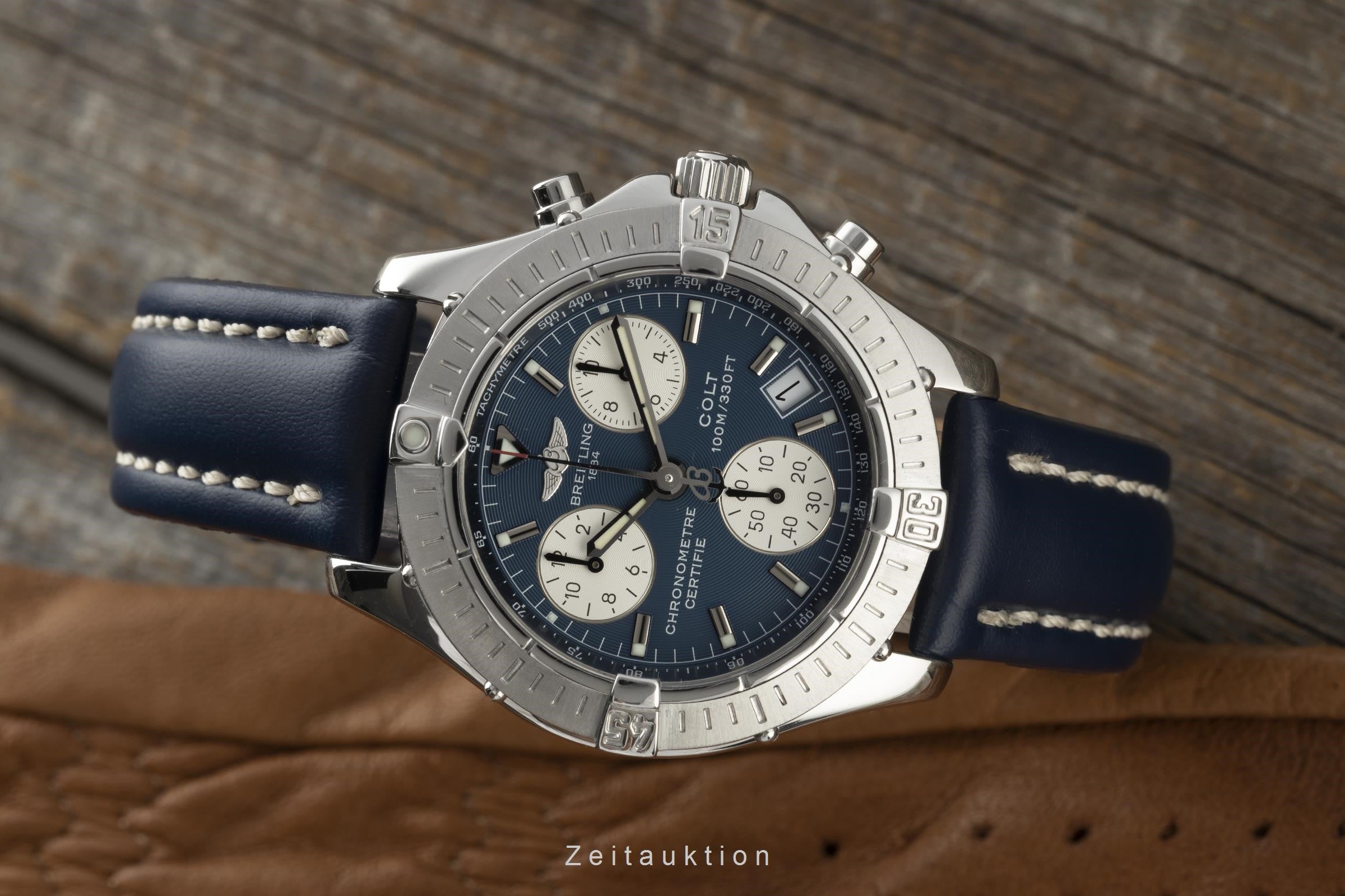 Breitling Colt chronographe acier quartz montre pour hommes A73350  [2200786]