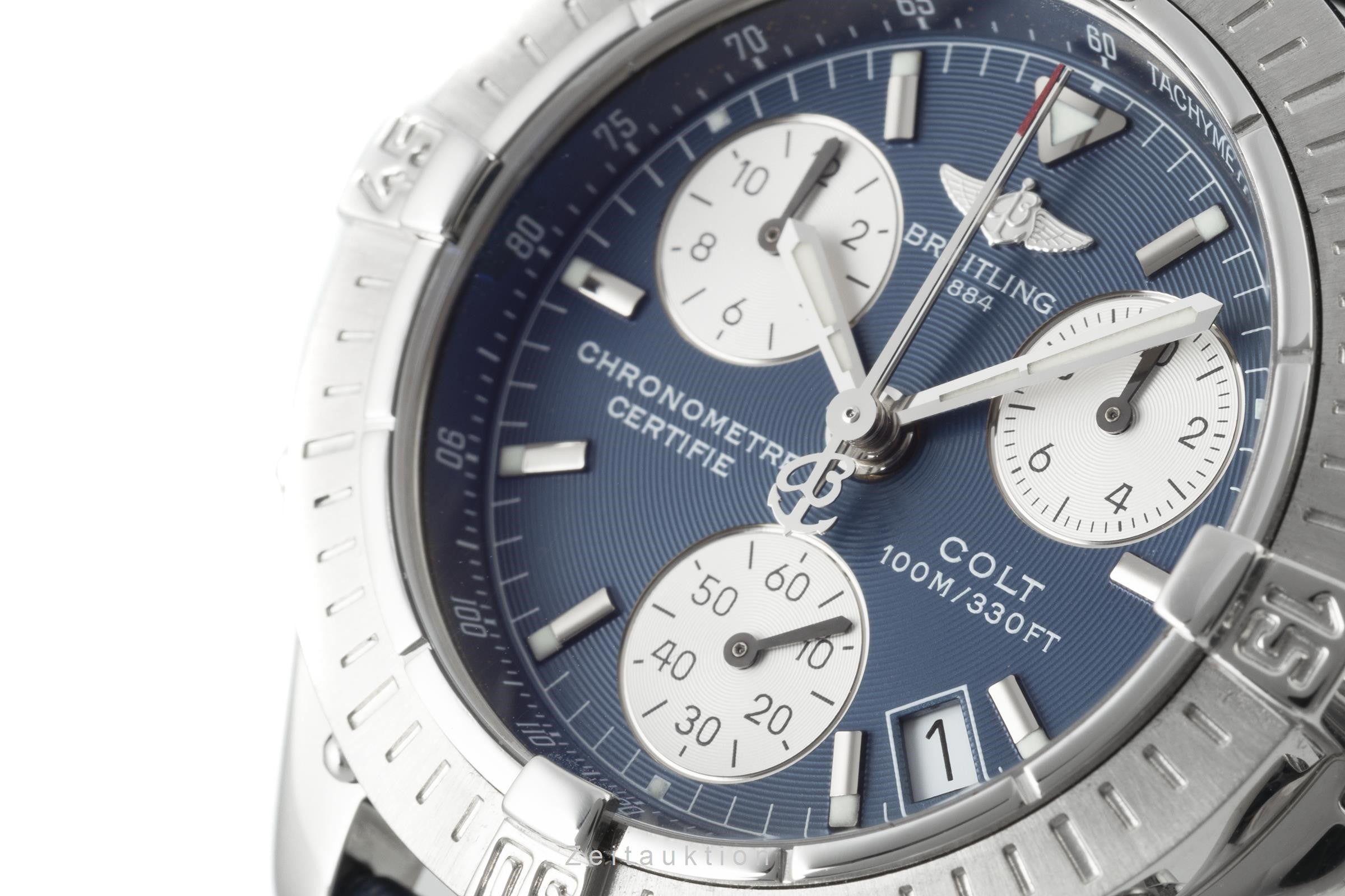 Breitling Colt chronographe acier quartz montre pour hommes A73350  [2200786]