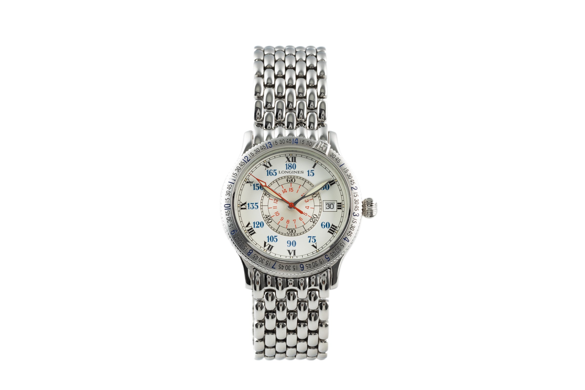 Longines Lindbergh Stundenwinkel acciaio automatismo orologio da uomo L2.617.4  [2200787]