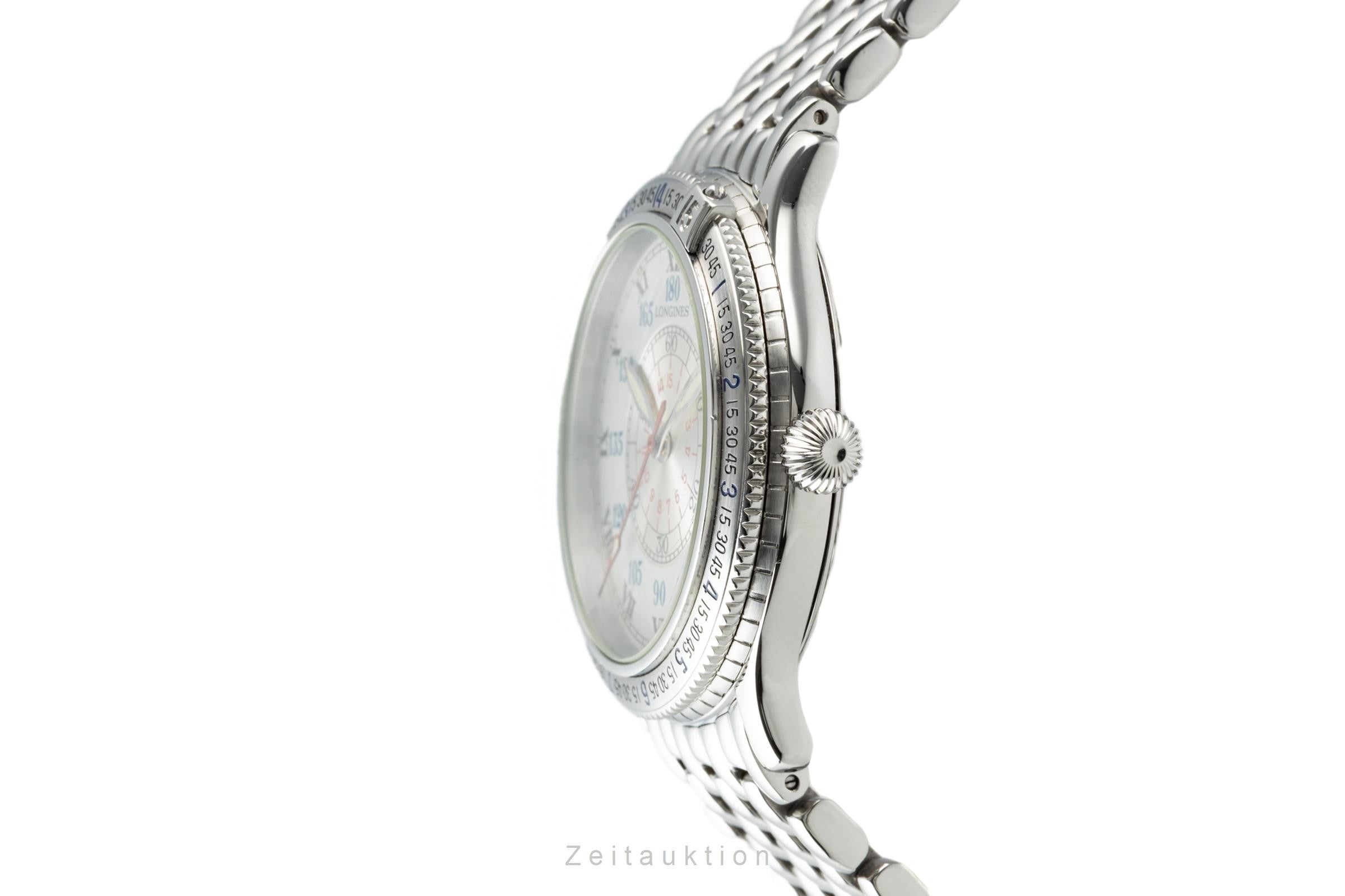 Longines Lindbergh Stundenwinkel acciaio automatismo orologio da uomo L2.617.4  [2200787]