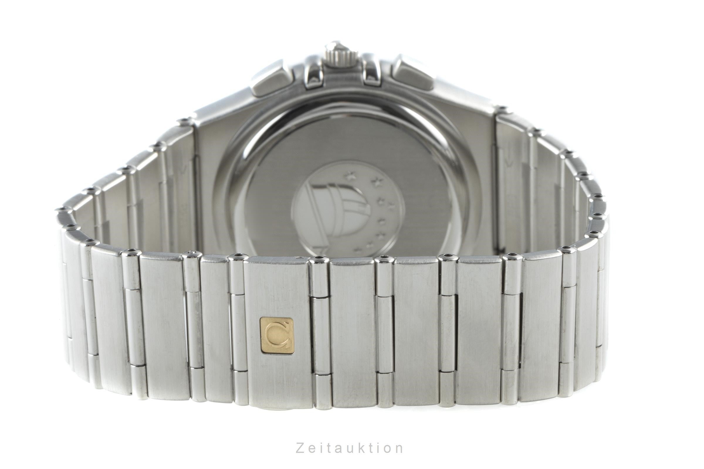 Omega Constellation chronograph steel quartz men's watch 1542.30.00, 386.1201 LP: 2470EUR  [2200798]