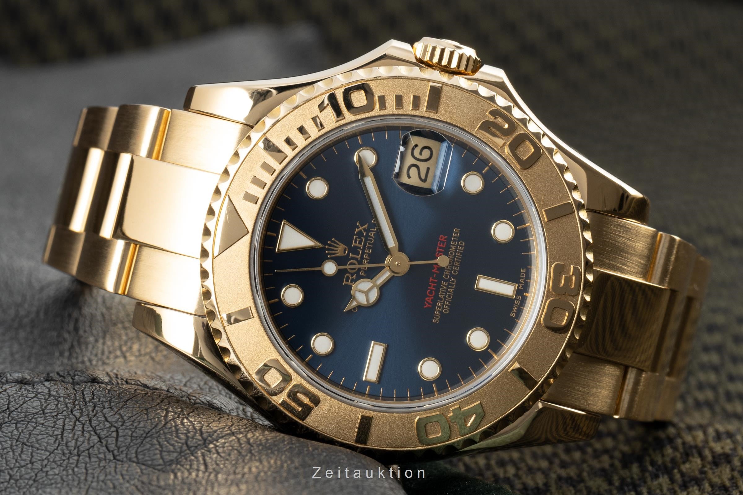 Rolex Yacht-Master 18 ct gold automatic men's watch 68628  [2200801]