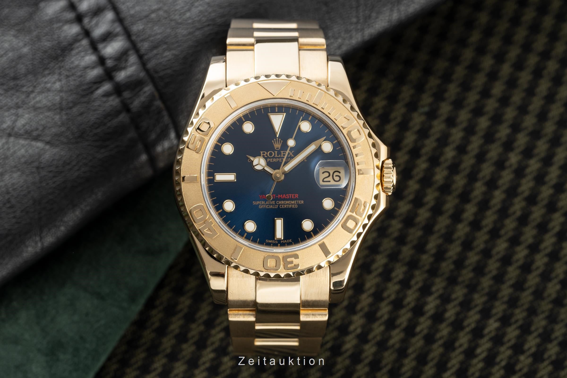 Rolex Yacht-Master 18 ct gold automatic men's watch 68628  [2200801]