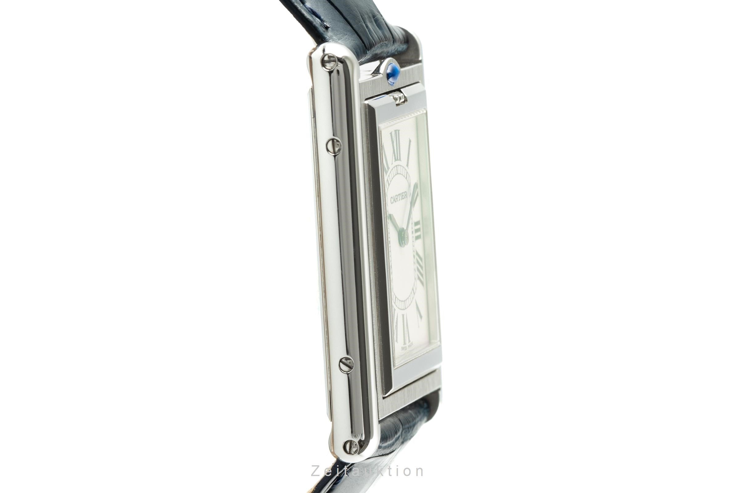 Cartier Basculante acier à remontage manuel montre pour hommes 2390  [2200805]