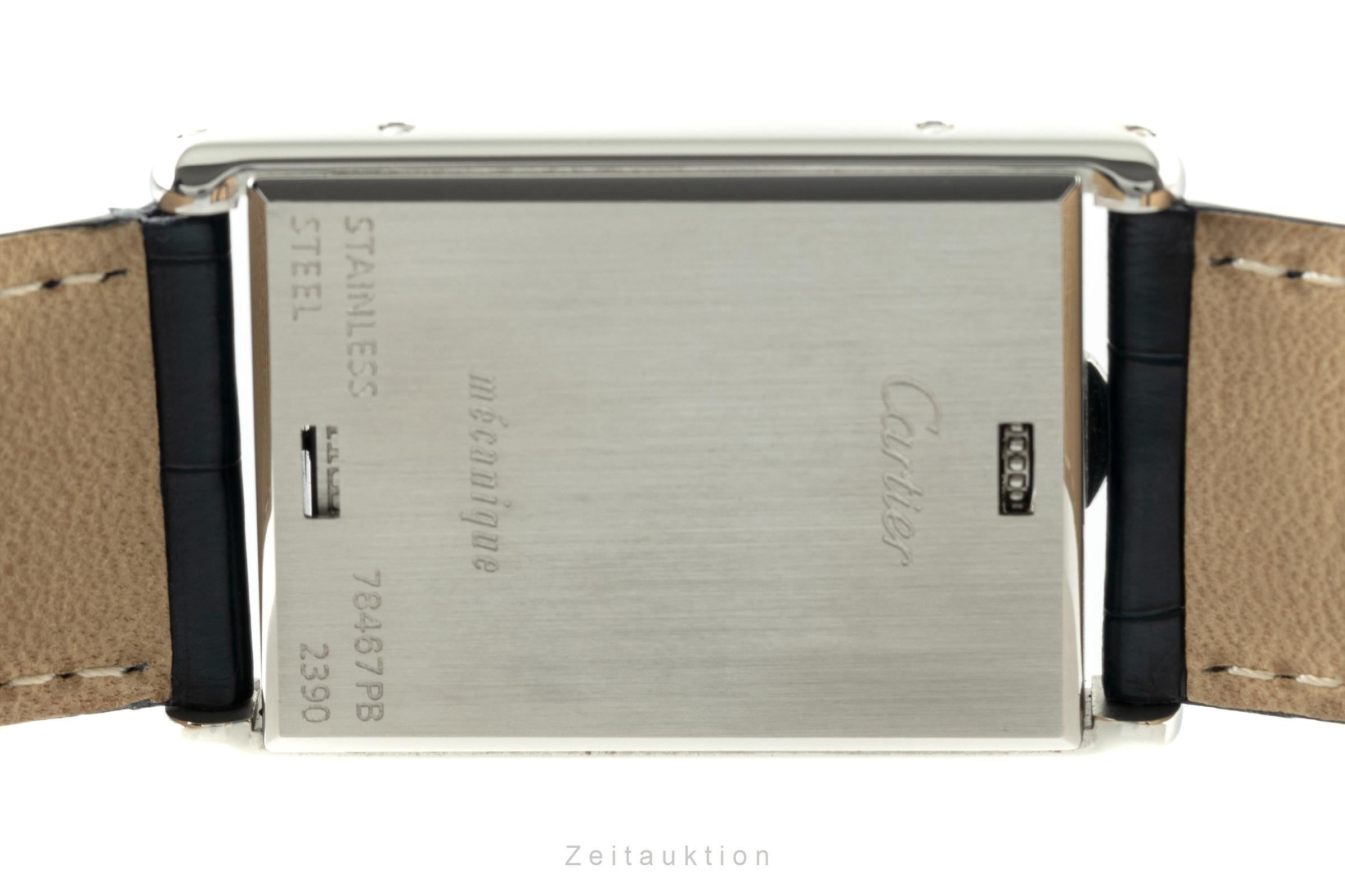 Cartier Basculante acier à remontage manuel montre pour hommes 2390  [2200805]