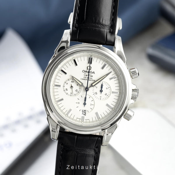 Omega De Ville chronograph steel automatic men's watch 4841.31.32 LP: 5000EUR  [2200865]