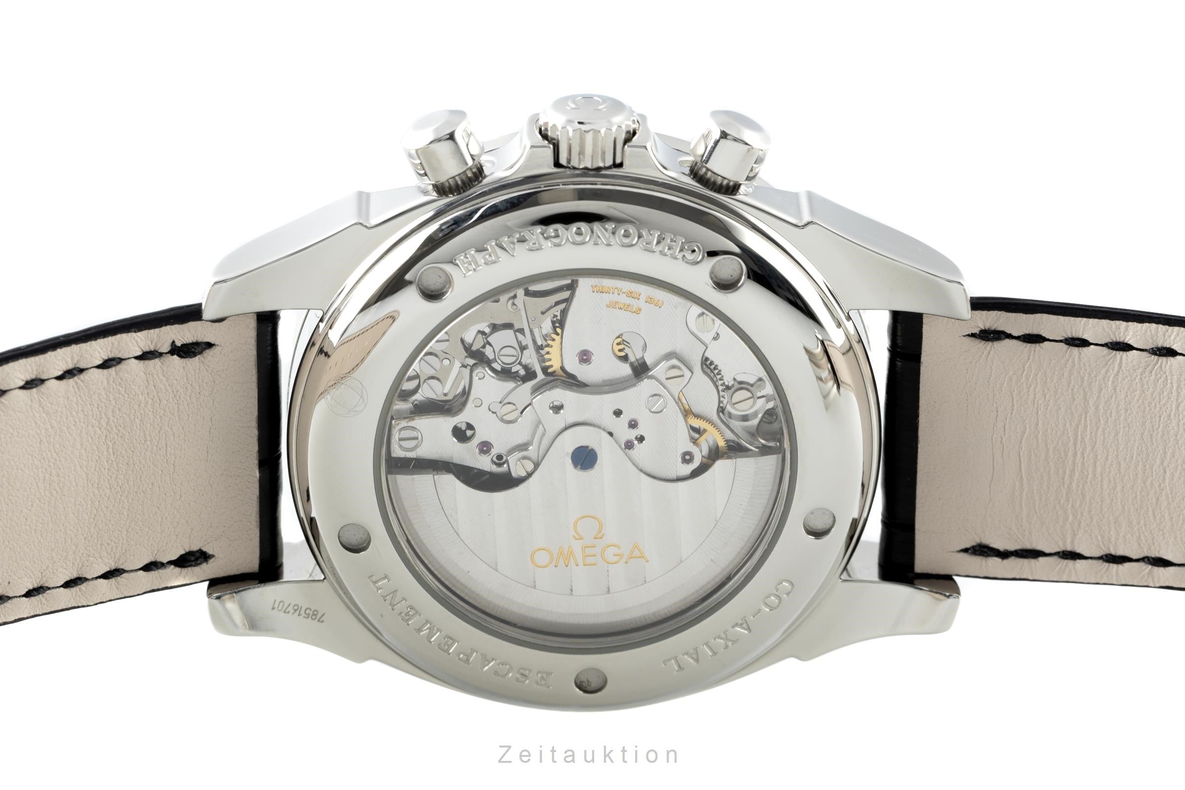 Omega De Ville chronograph steel automatic men's watch 4841.31.32 LP: 5000EUR  [2200865]