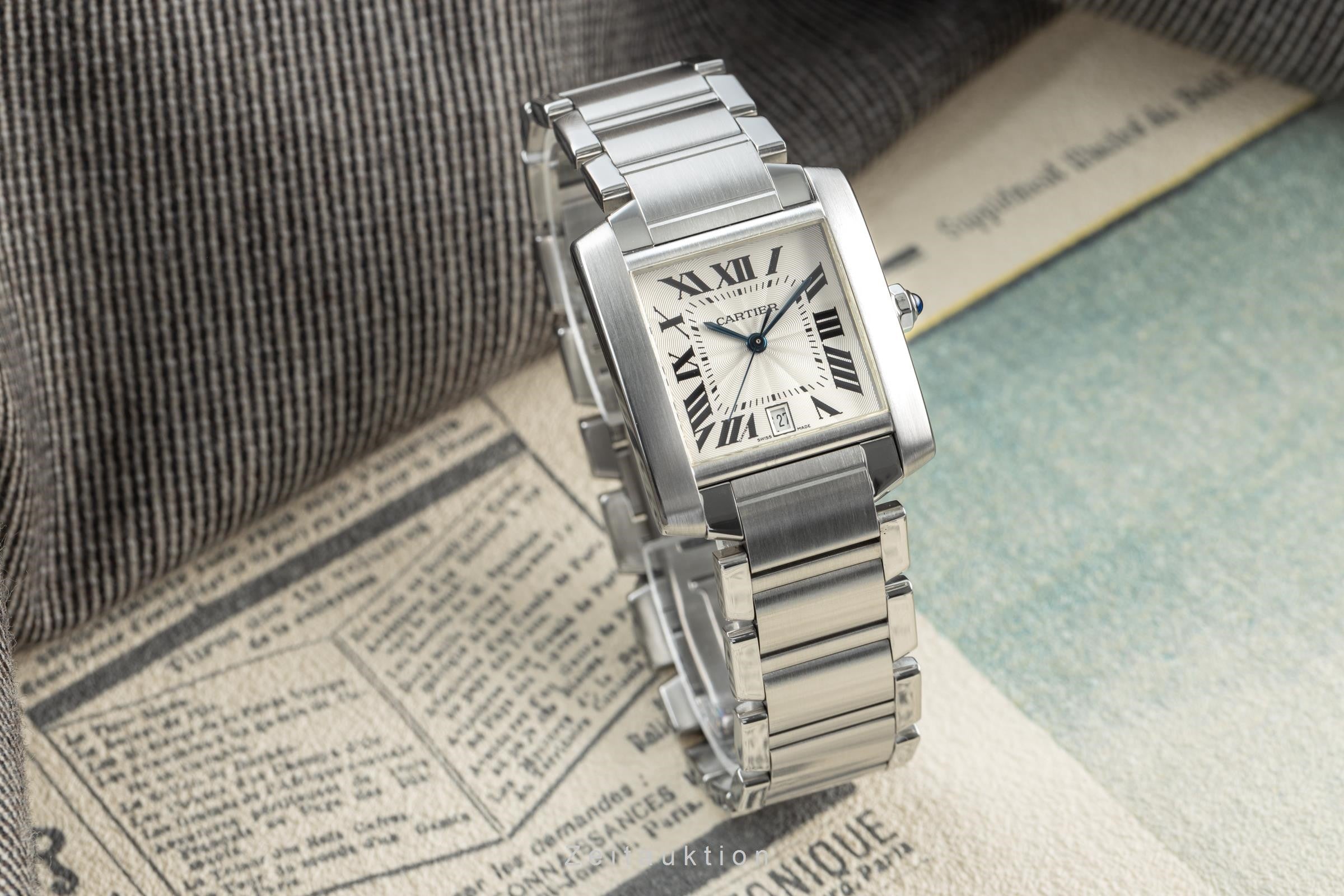 Cartier Tank Francaise steel automatic 120 2302 2200874