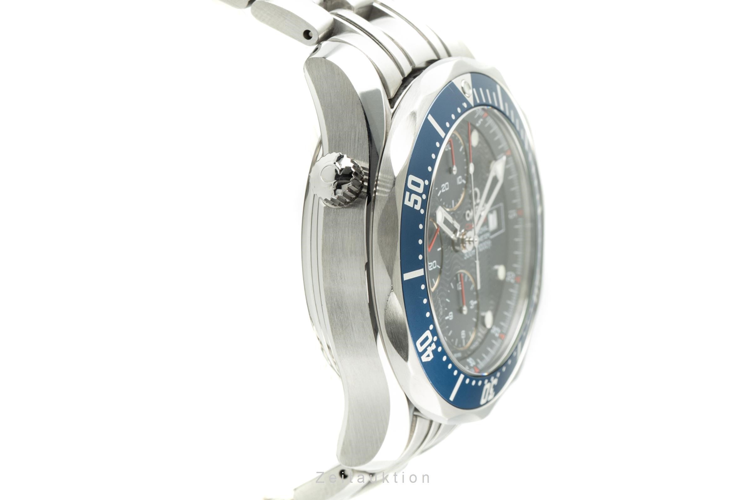 Omega Seamaster chronograph steel automatic men's watch 2225.80.00, 178.0522  [2200921]