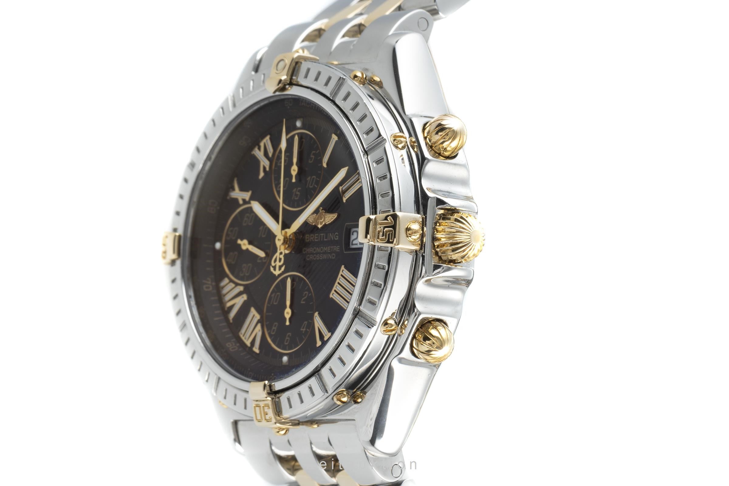 Breitling Crosswind chronograph steel / gold automatic Ref. B13355