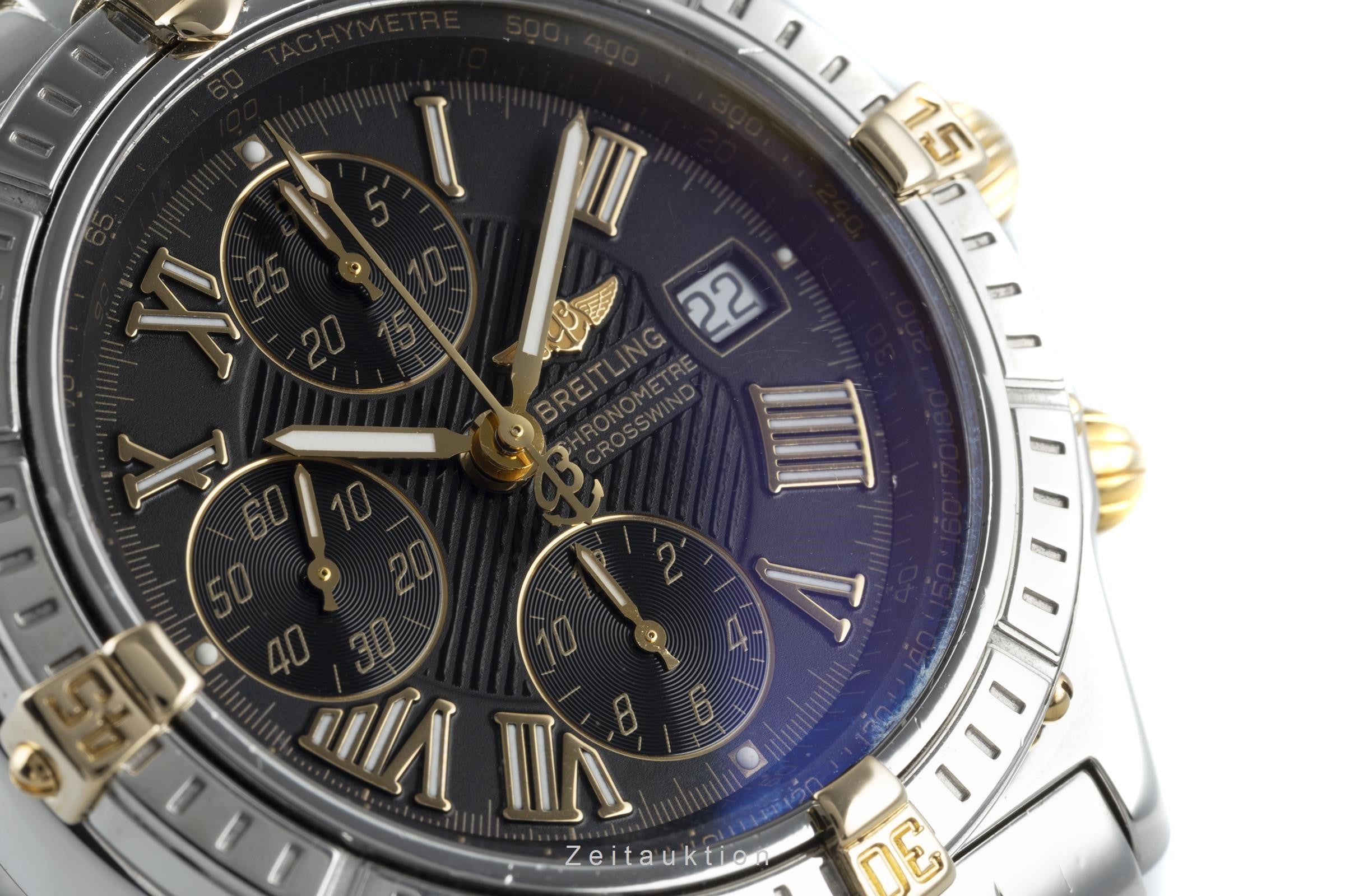 Breitling Crosswind chronograph steel / gold automatic Ref. B13355