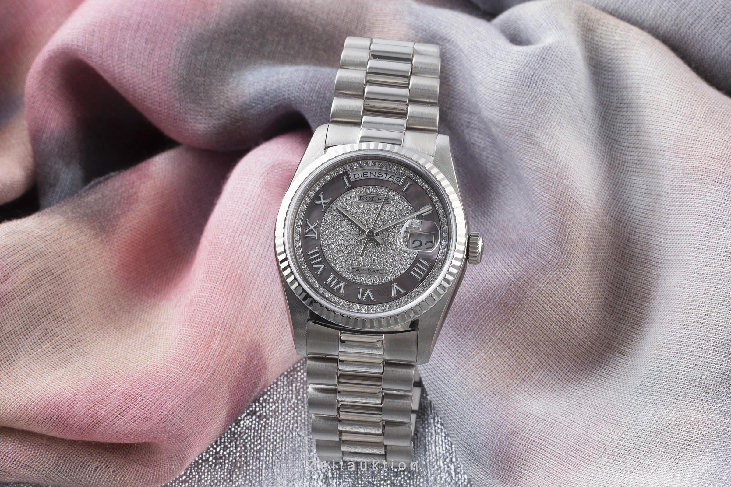 Rolex Day-Date 18 ct white gold automatic men's watch 18239  [2200933]