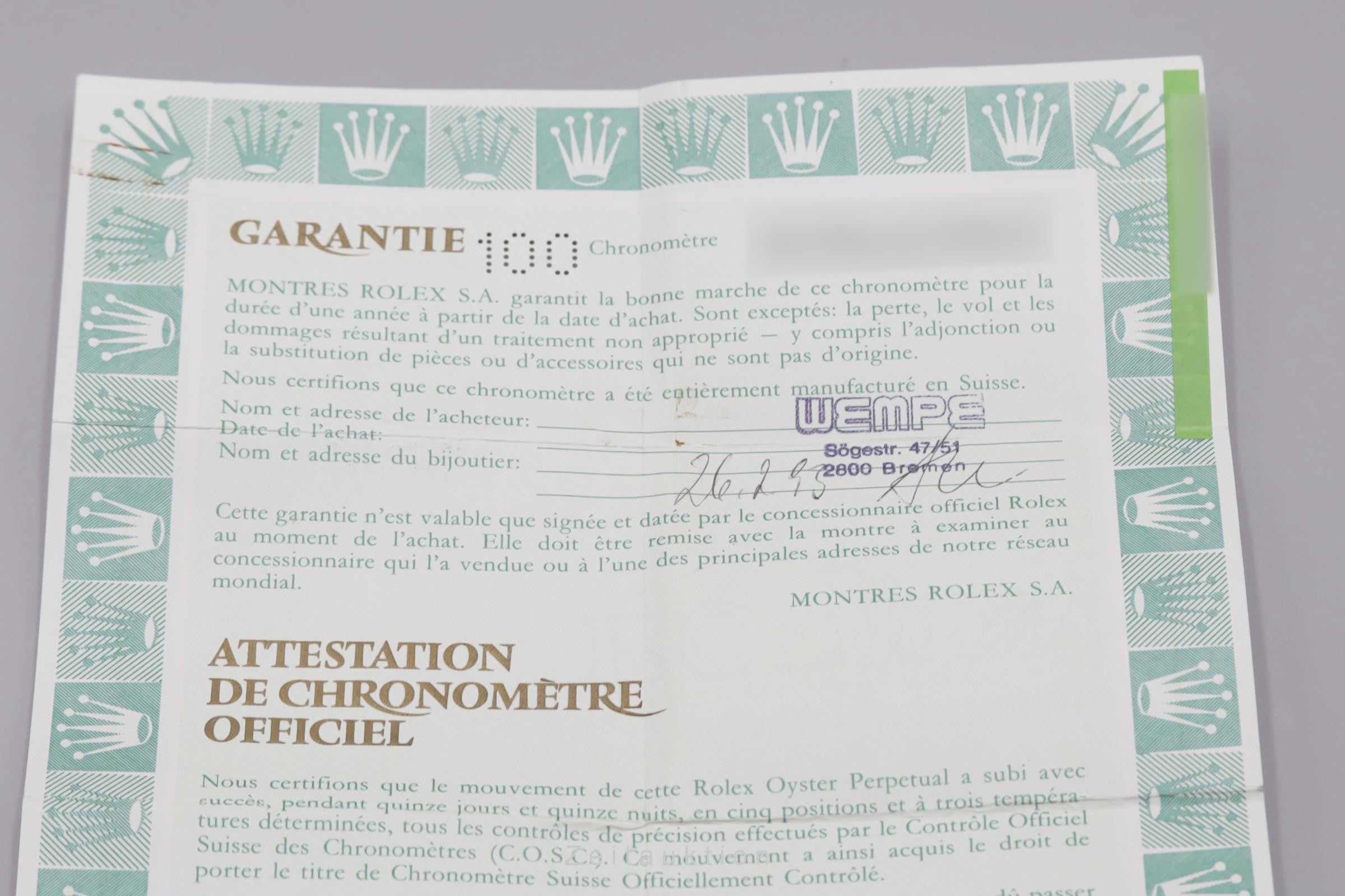 Rolex Day-Date 18 ct white gold automatic men's watch 18239  [2200933]