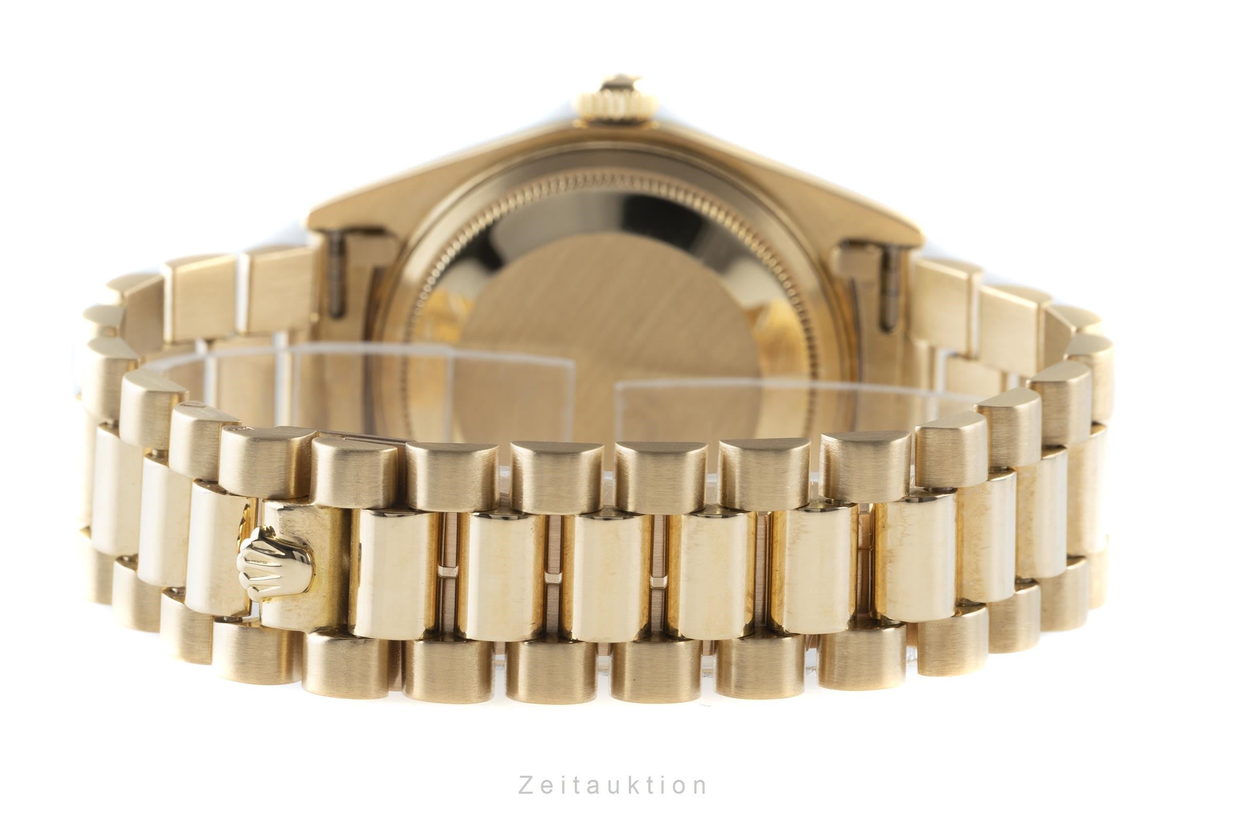 Rolex Day-Date 36 18K (0,750) Gold Diamanten Herrenuhr Oyster Perpetual 18038 [2200945]