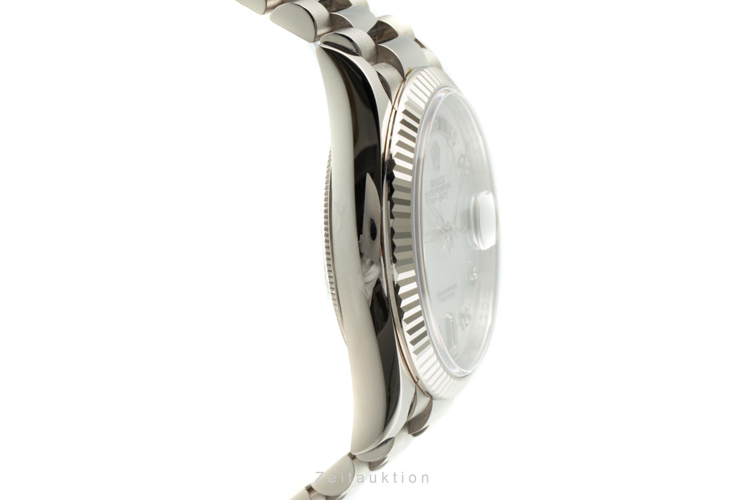 Rolex Day-Date oro bianco 18 ct automatismo orologio da uomo 128239  [2200990]