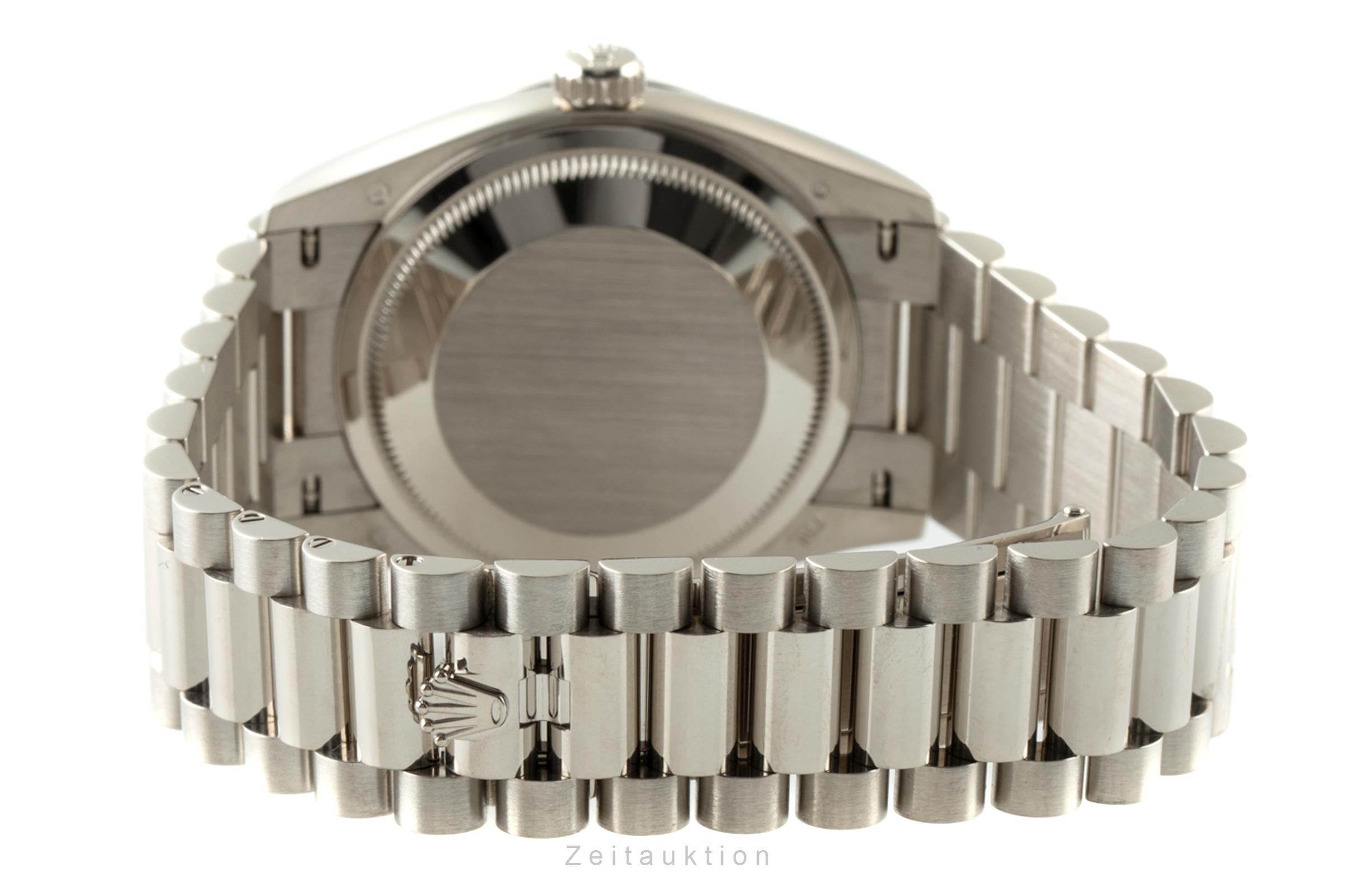 Rolex Day-Date oro bianco 18 ct automatismo orologio da uomo 128239  [2200990]