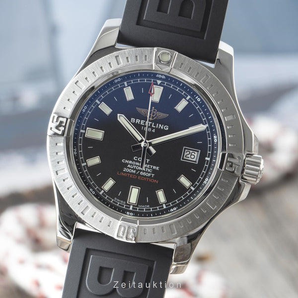 Breitling Colt Limitiert Automatik Edelstahl Herrenuhr Ref. A17388 Box & Papiere [2201018]