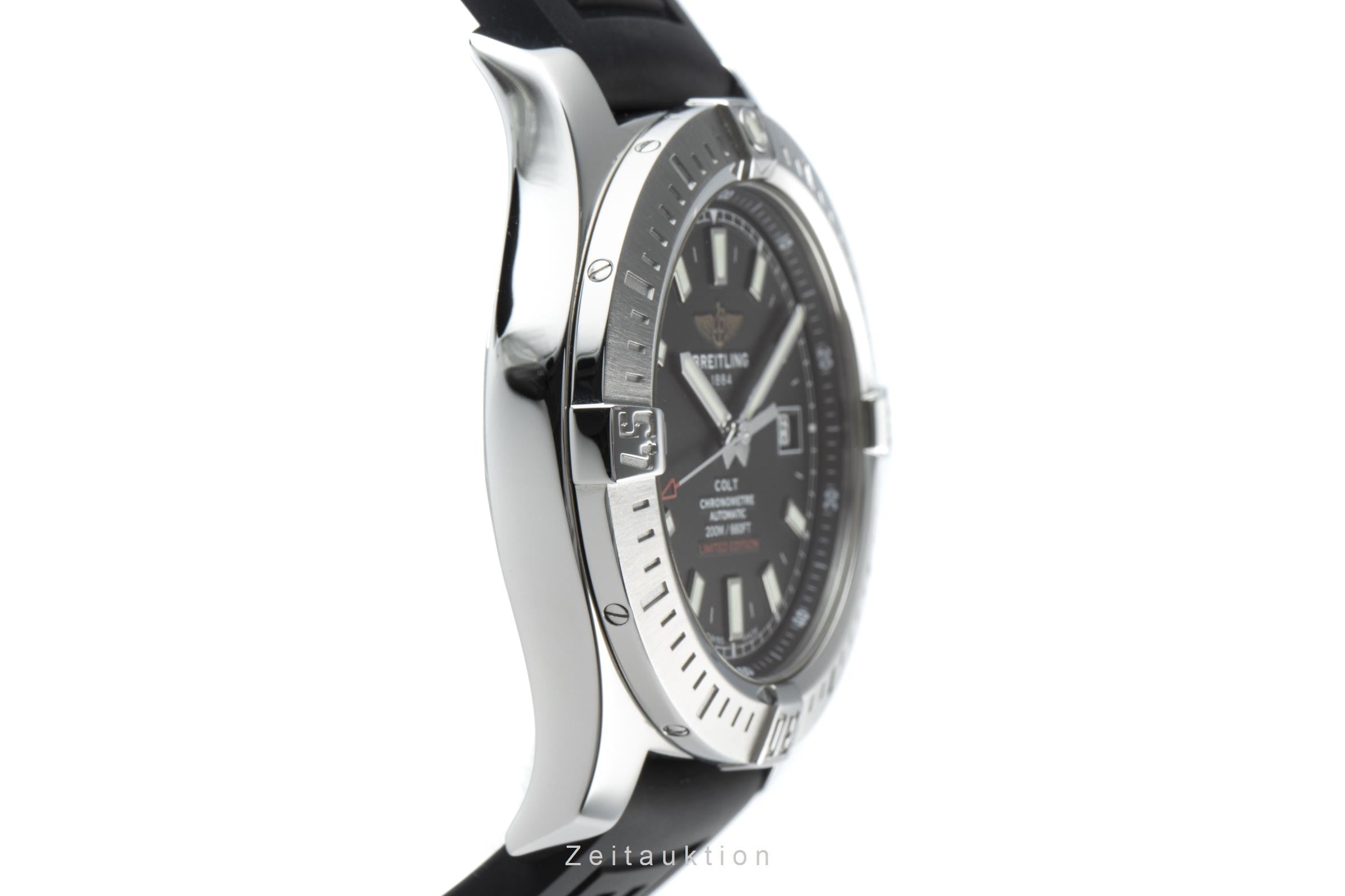 Breitling Colt Limitiert Automatik Edelstahl Herrenuhr Ref. A17388 Box & Papiere [2201018]