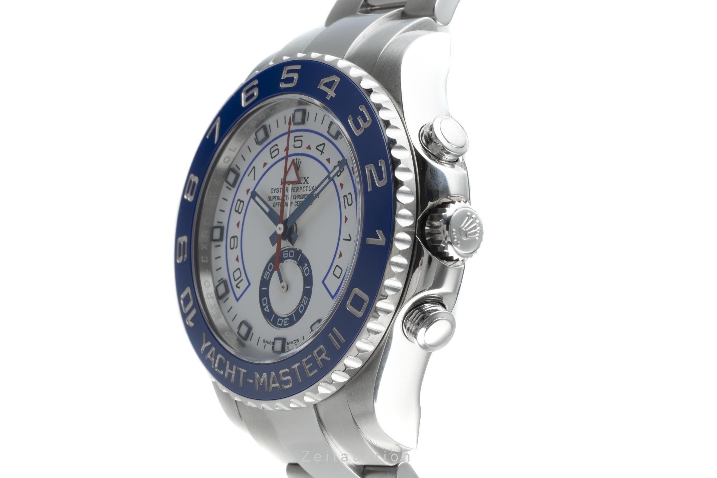 Rolex Yacht-Master II Edelstahl Herrenuhr Oyster Perpetual Ref. 116680 B&P 2015 [2201029]