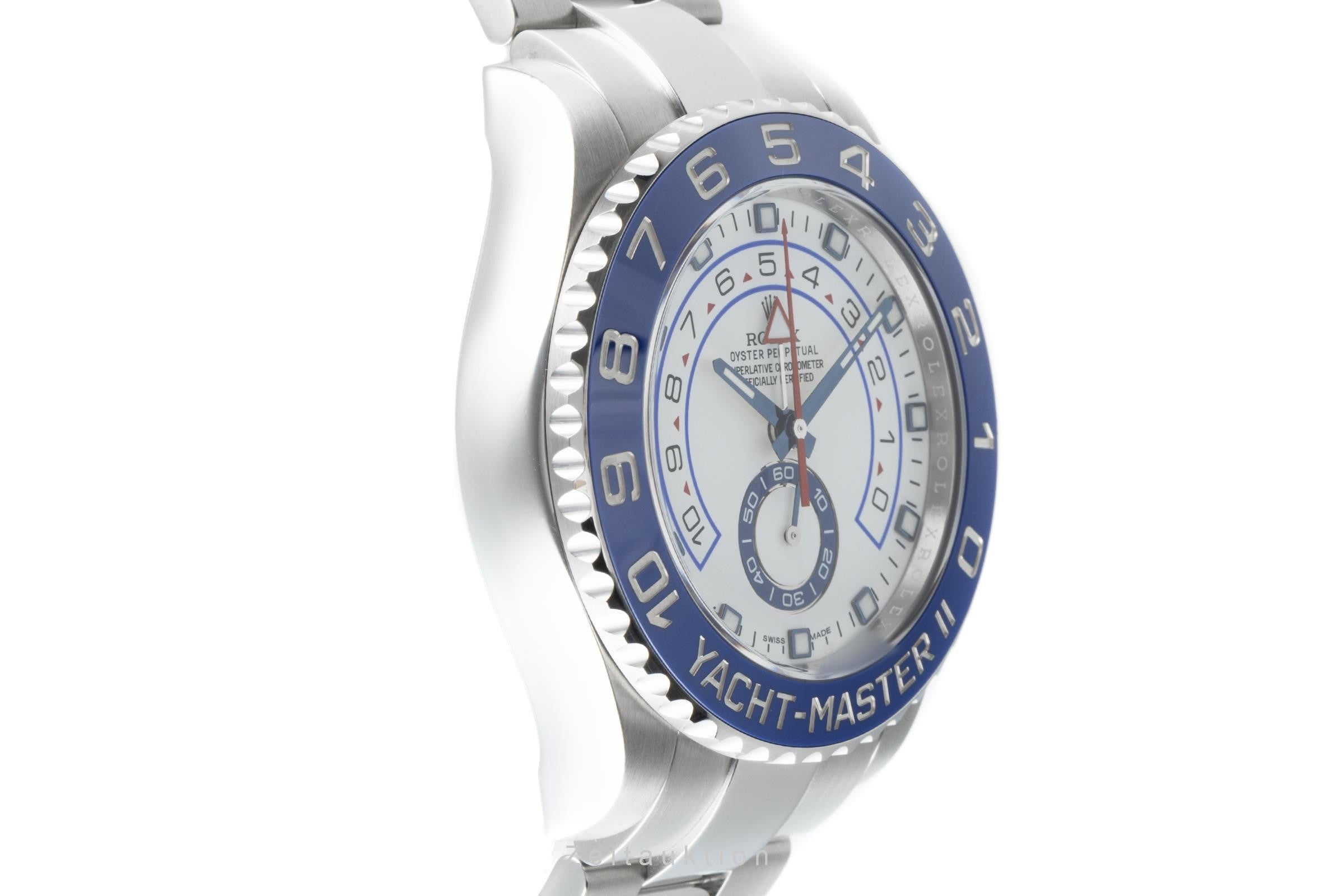 Rolex Yacht-Master II Edelstahl Herrenuhr Oyster Perpetual Ref. 116680 B&P 2015 [2201029]