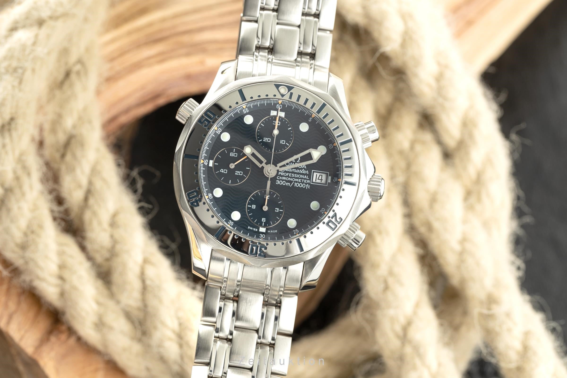Omega Seamaster chronograph steel automatic men's watch 2598.80.00  [2201036]