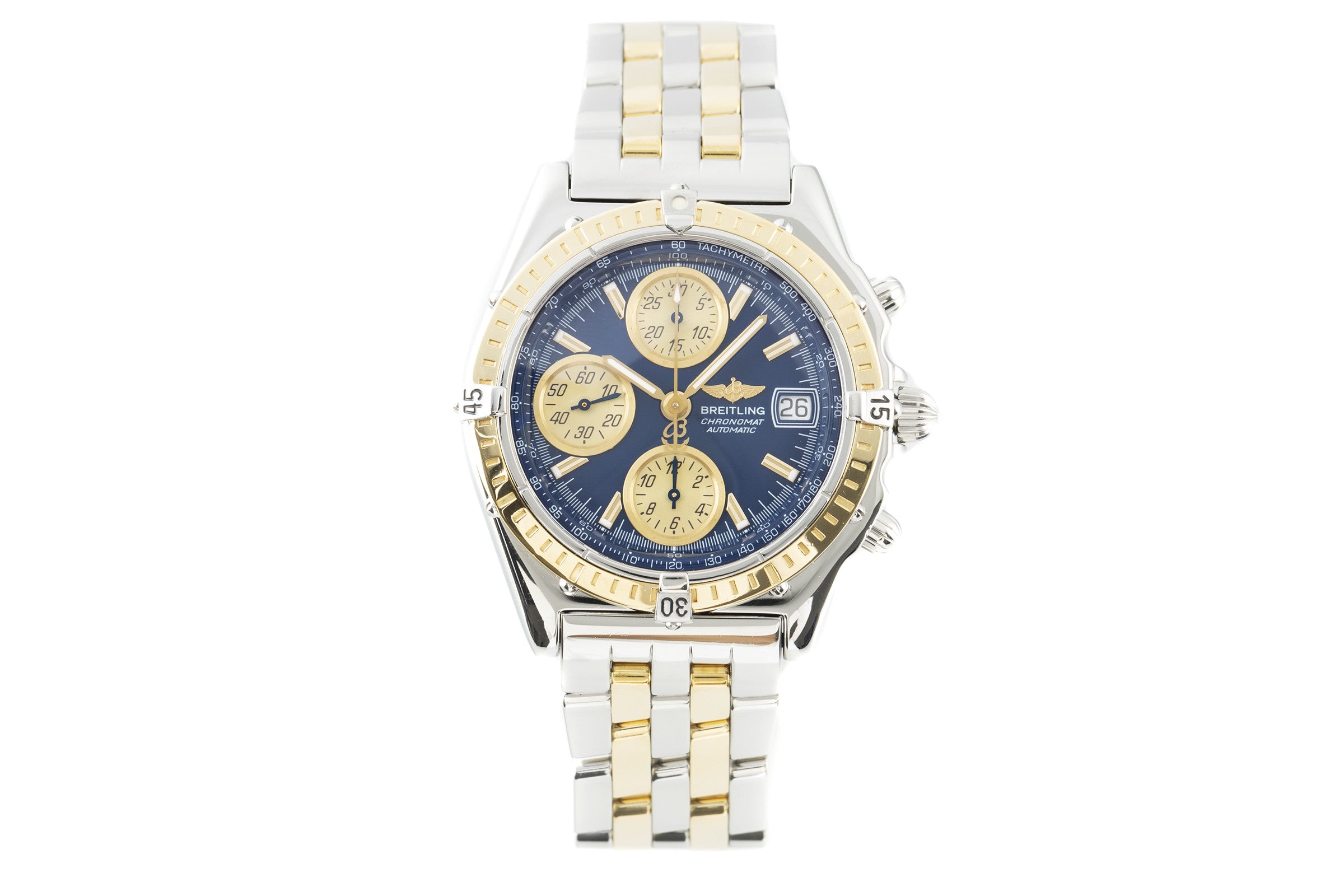 Breitling Chronomat chronograph steel / gold automatic men's watch D13050.1  [2201047]