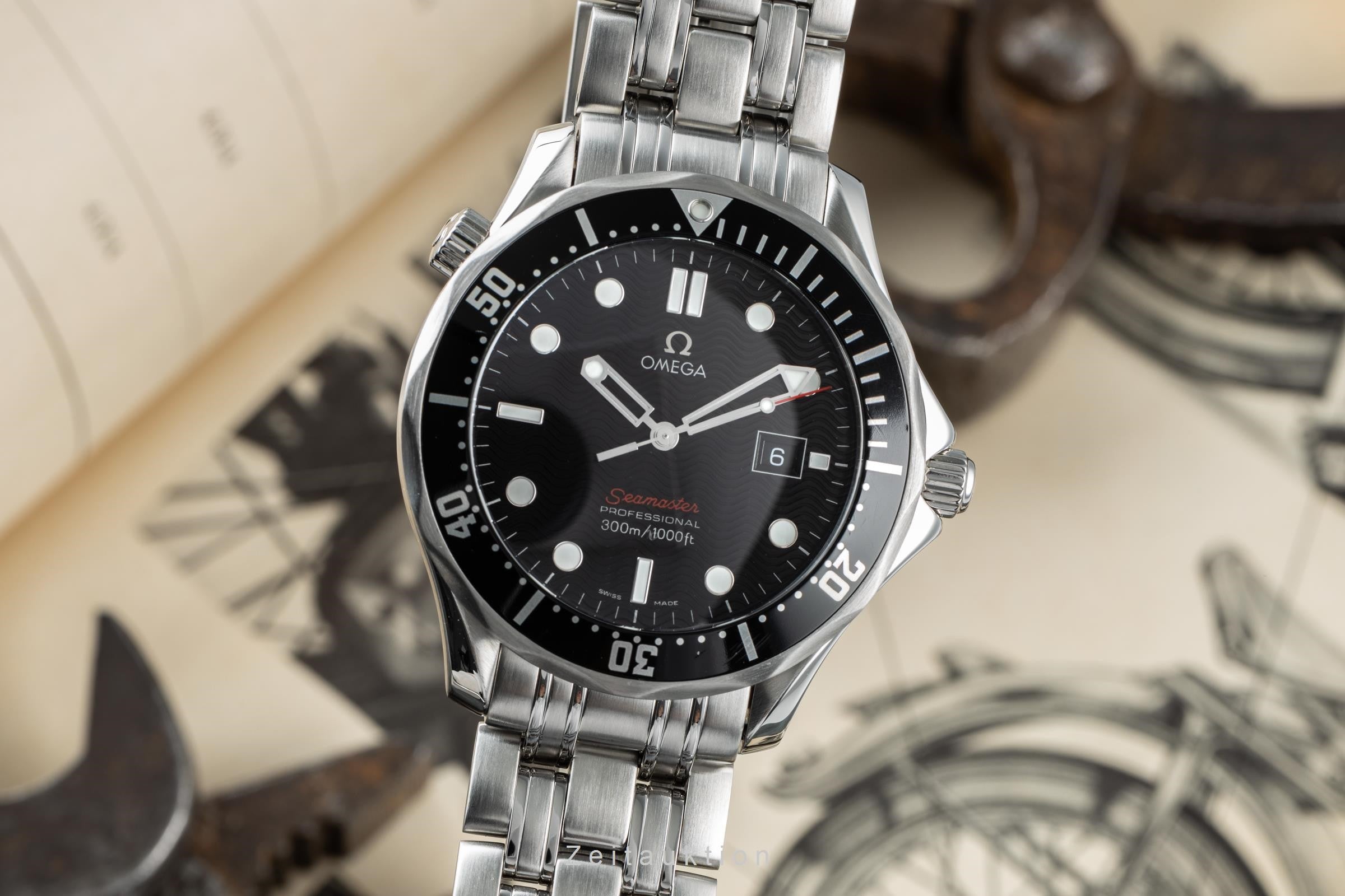 Omega Seamaster steel quartz men's watch 212.30.41.61.01.001 LP: 5600EUR  [2201053]