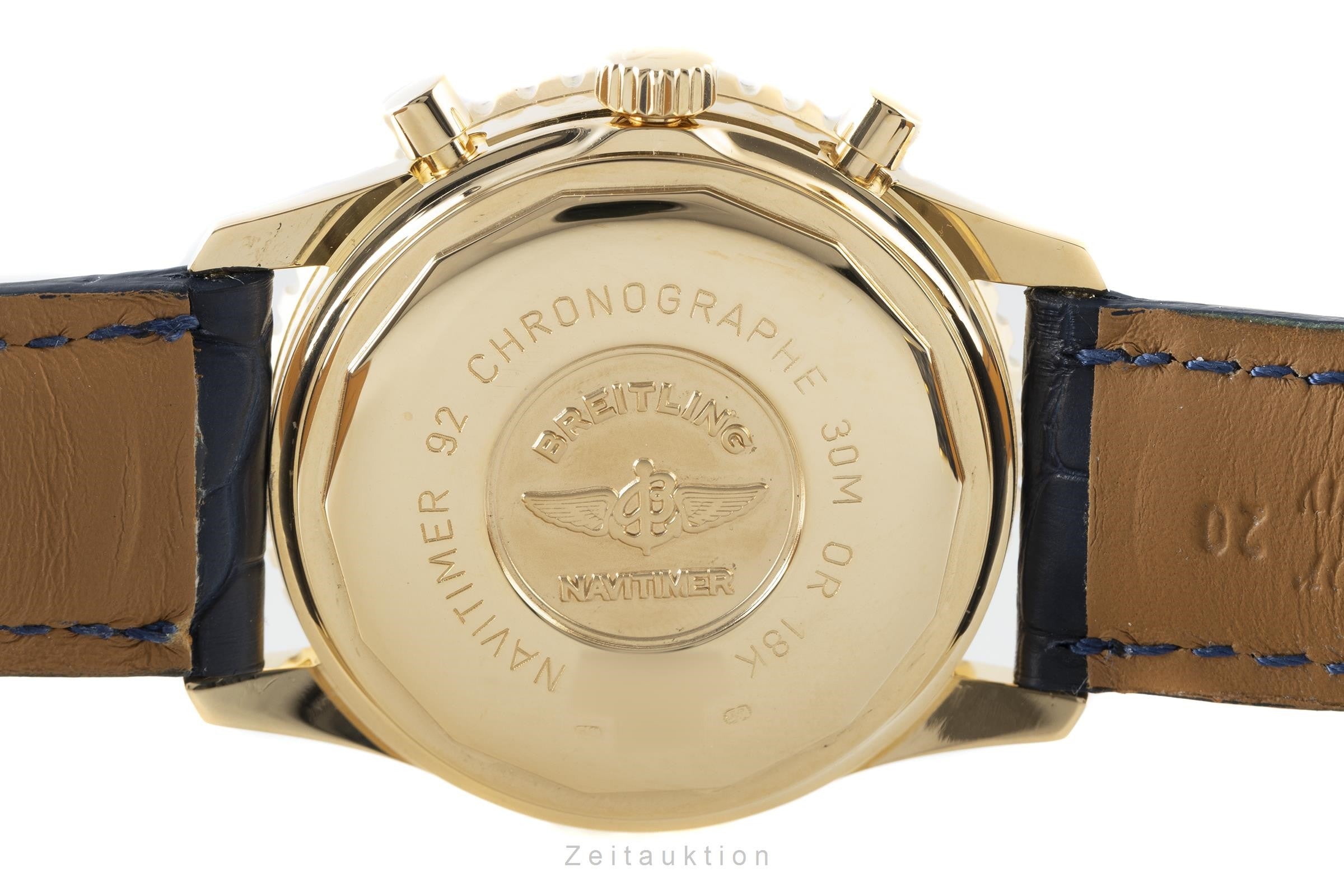 Breitling Navitimer 92 Chronograph 18K Gold Automatik Herrenuhr Ref. K30022  [2201113]