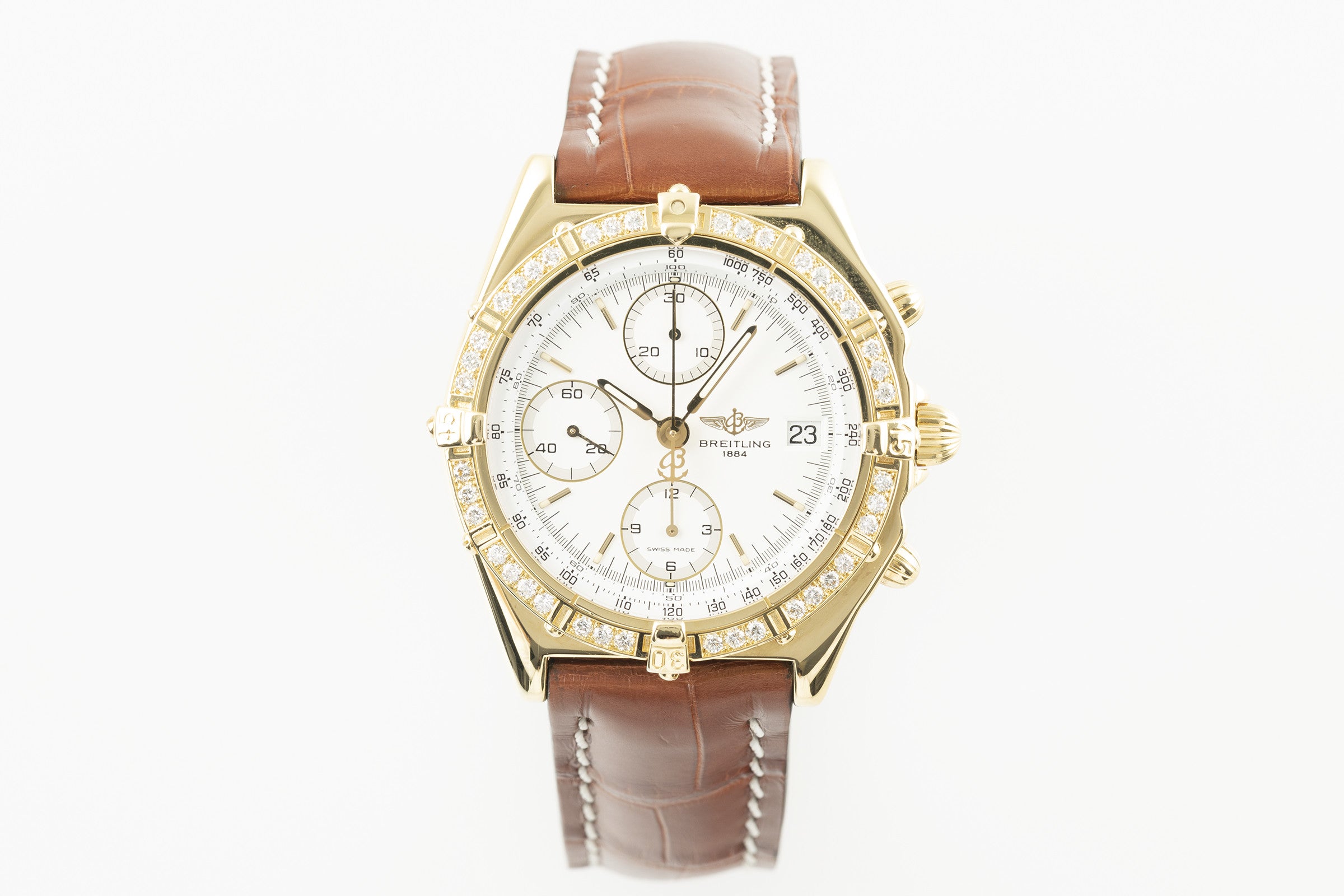 Breitling Chronomat cronógrafo oro de 18 quilates automático reloj para caballeros K13048  [2201156]