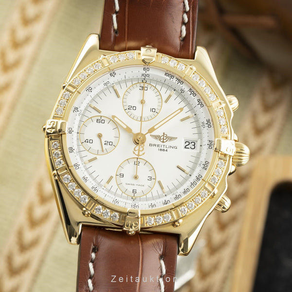 Breitling Chronomat cronógrafo oro de 18 quilates automático reloj para caballeros K13048  [2201156]