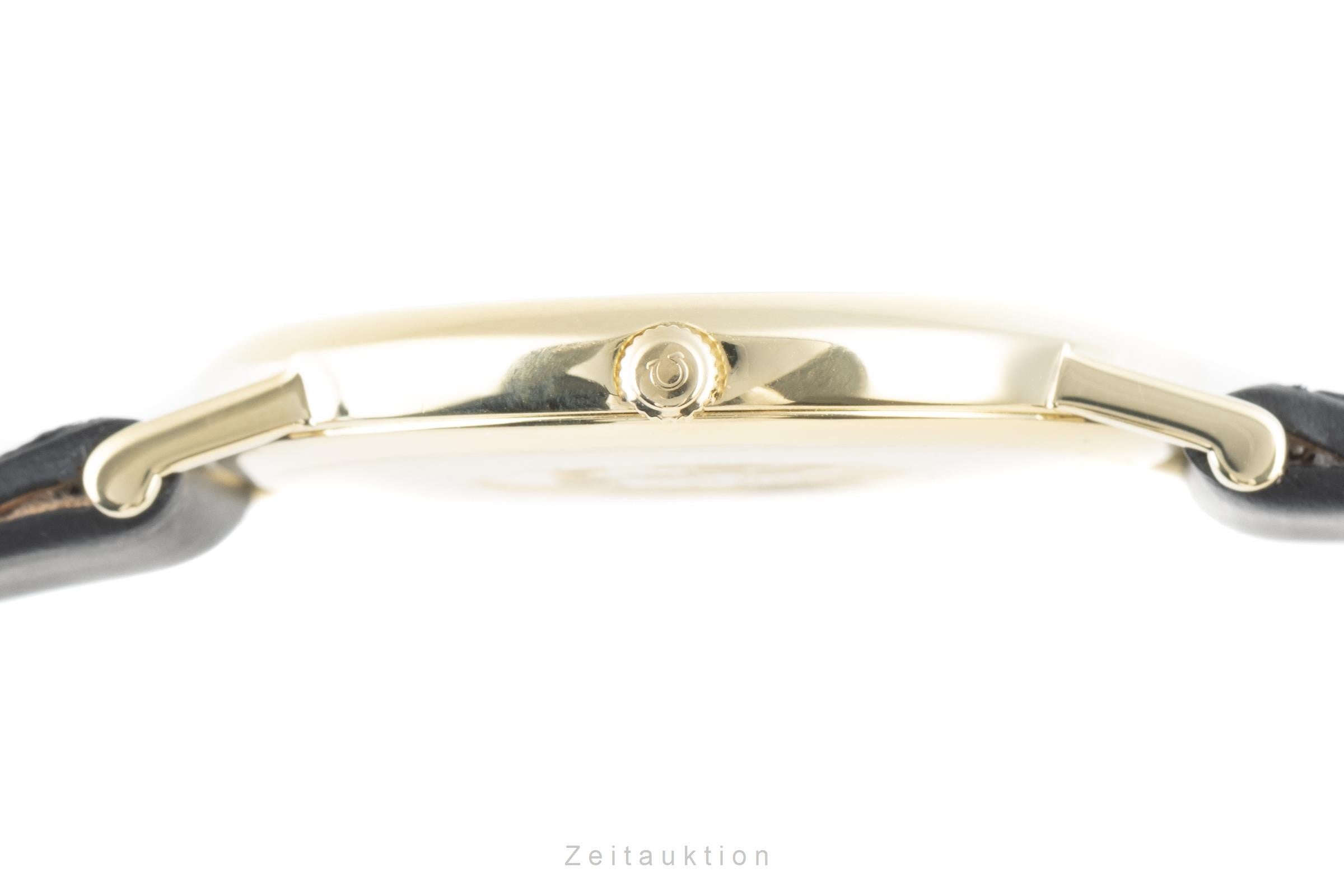 Omega De Ville 18 ct gold quartz men's watch 196.2379  [2201160]