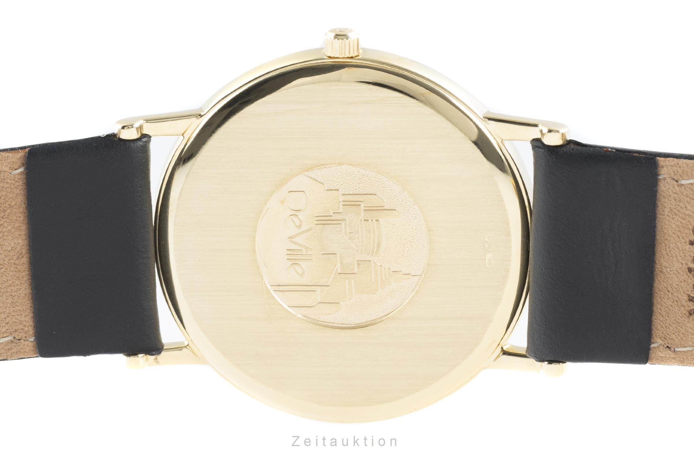 Omega De Ville 18 ct gold quartz men's watch 196.2379  [2201160]